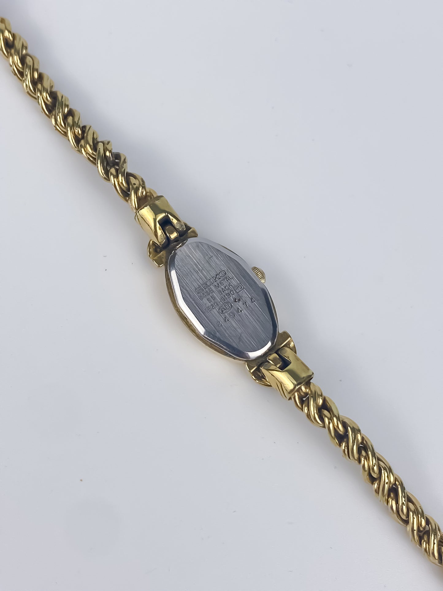 Very Rare Seiko Vintage Watch Genuine Emeralds & Diamonds
