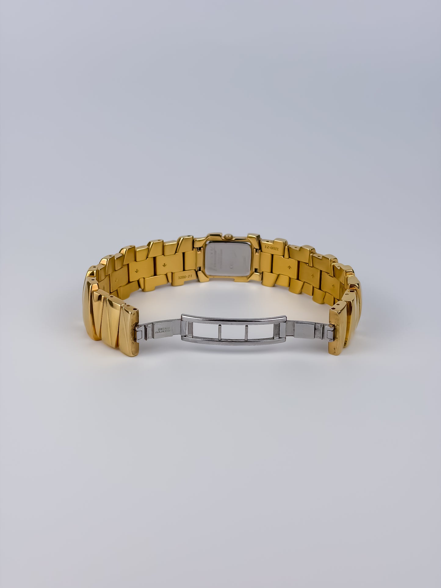 Rare Seiko Asymmetrical Vintage Watch Gold Plated