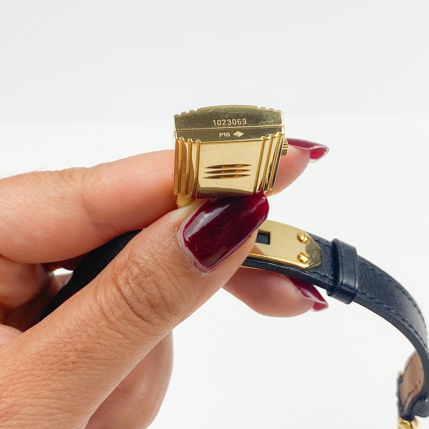 Hermes Kelly Padlock Black