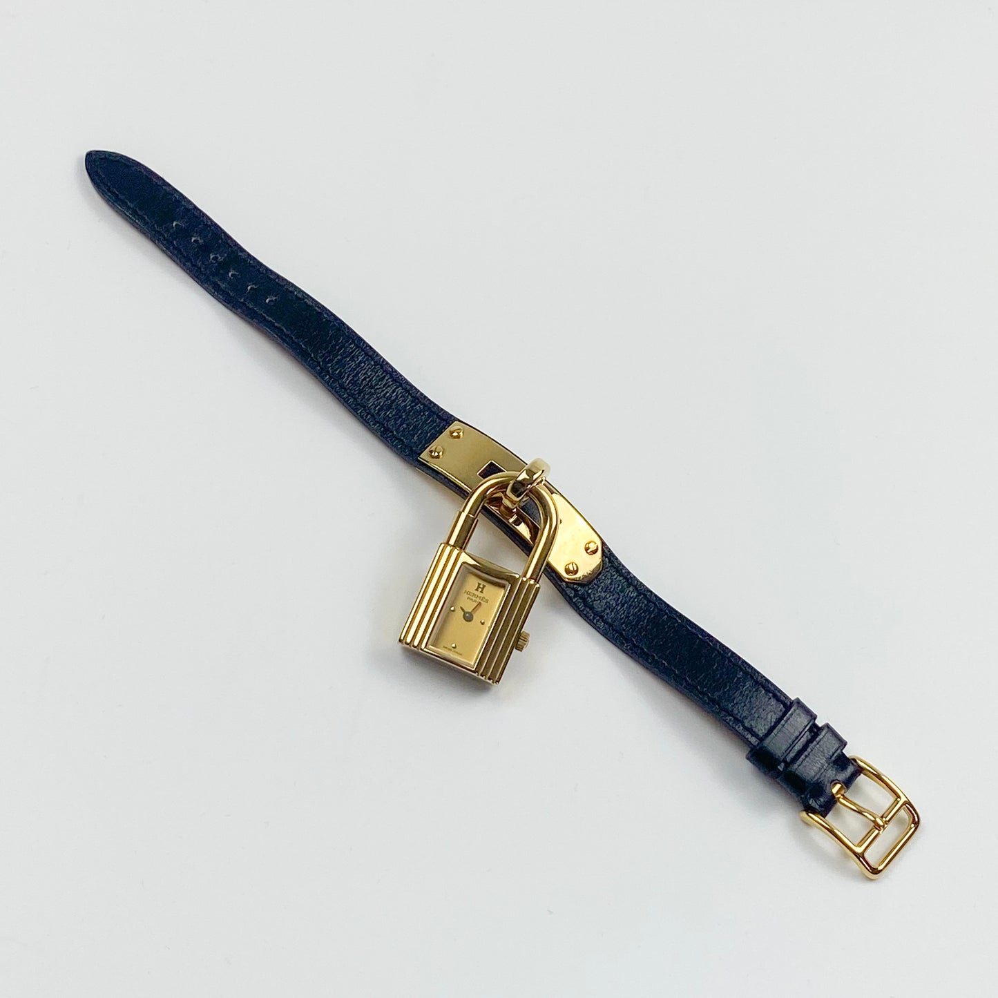 Hermes Kelly Padlock Black