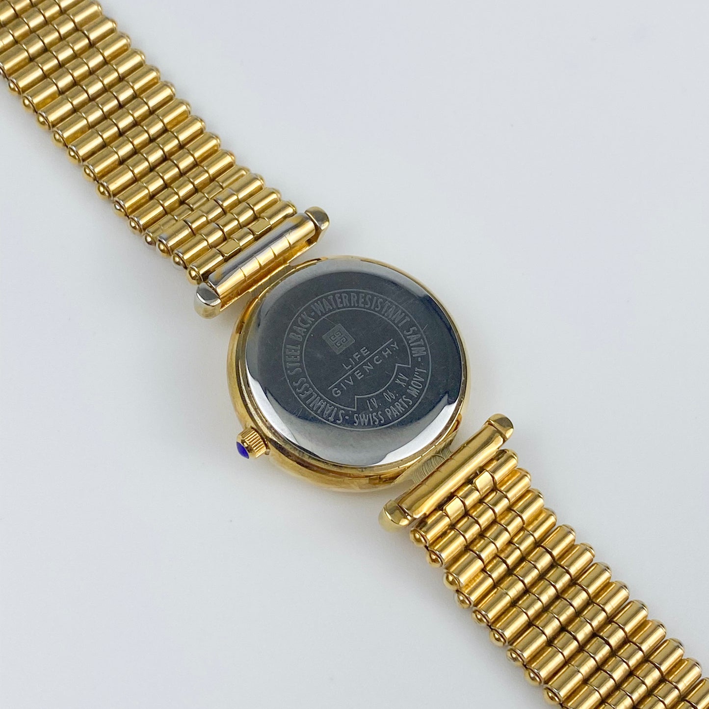 Givenchy 90s Gold Plated Round Watch