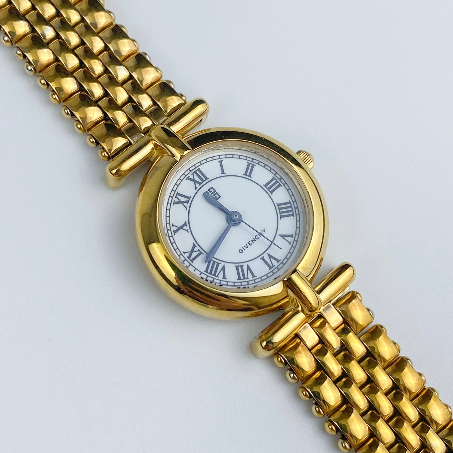 Givenchy 90s Gold Plated Round Watch