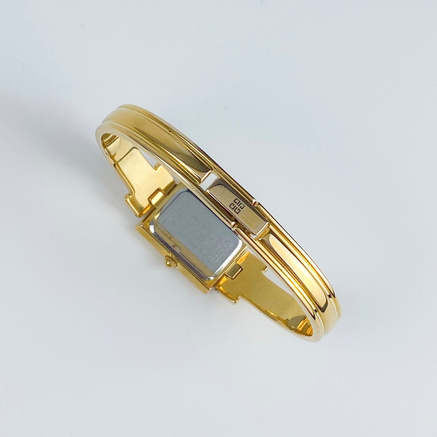 Givenchy 90s Diamonds Gold Plated Bangle Watch