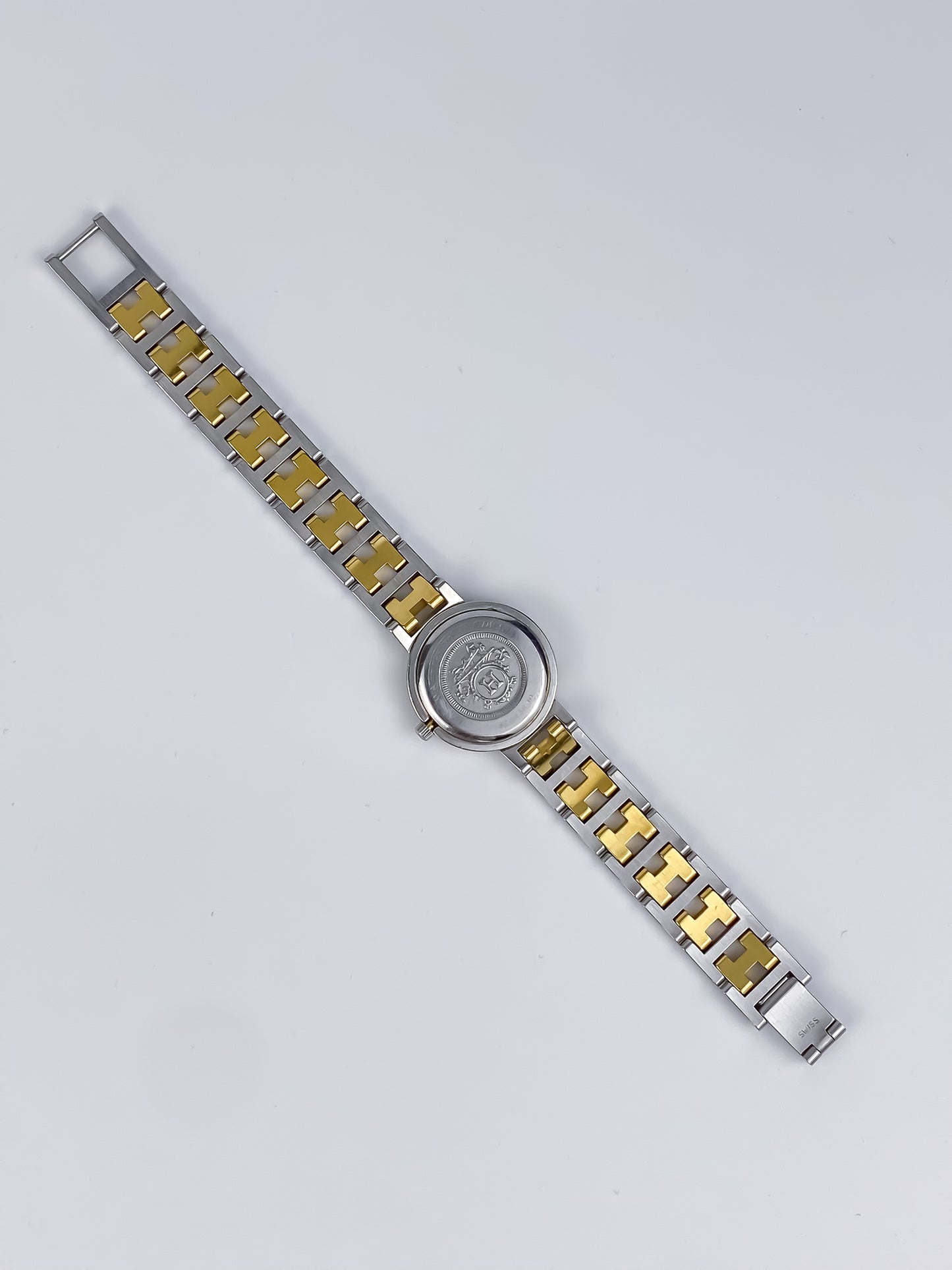 Hermès Clipper Duo Tone Vintage Watch Box Set