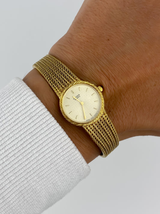 Citizen Vintage Gold Watch Mesh Bracelet