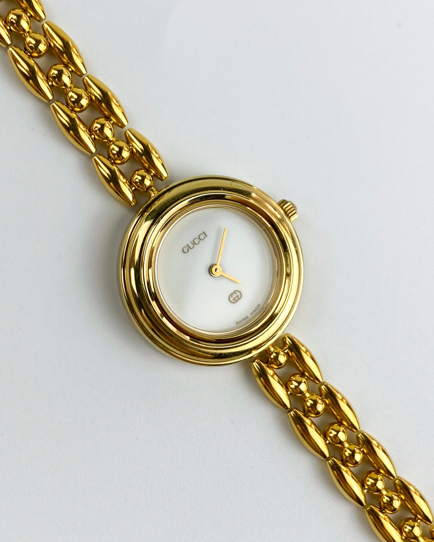 Gucci Vintage Watch Interchangeable Bezels 11/12 Box and Papers