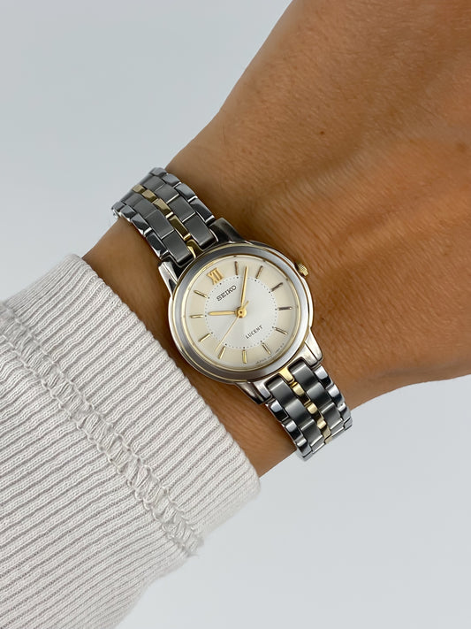 Seiko Vintage Watch Lucent Duo Tone