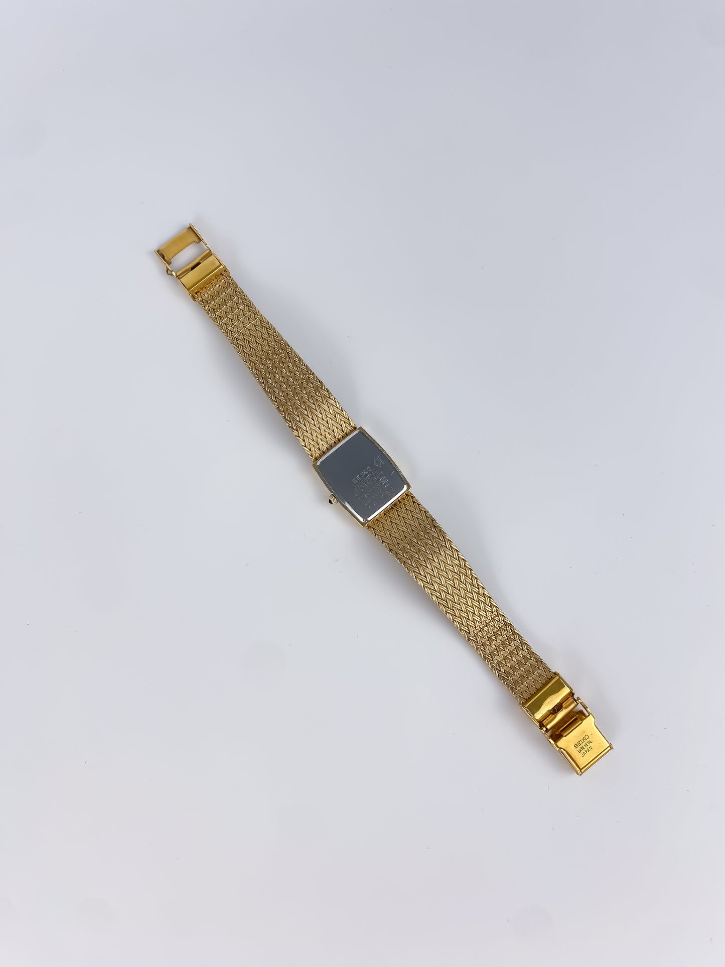 Seiko Exceline Diamond Gold Mesh Bracelet