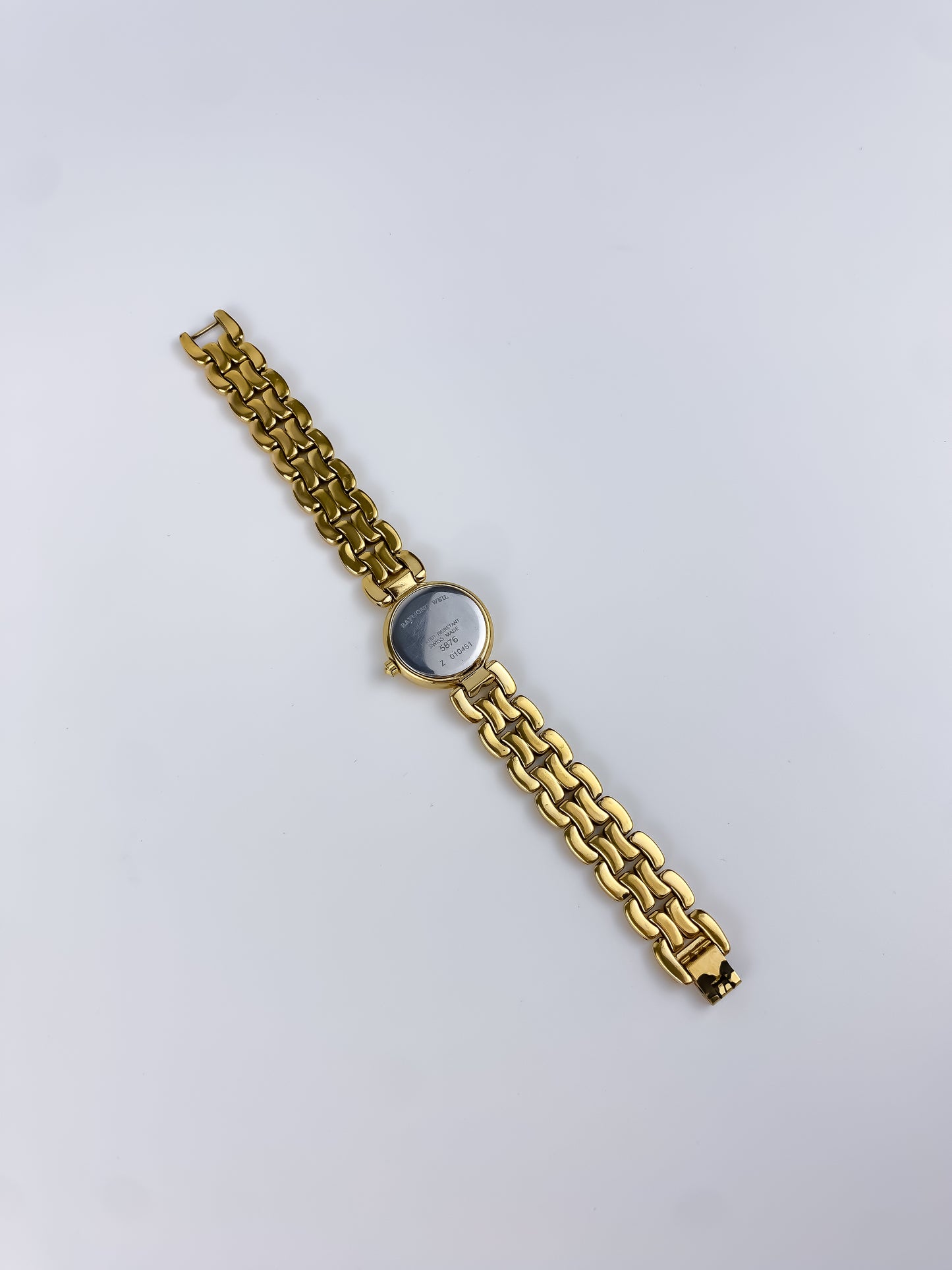 Raymond Weil Geneva Gold Diamonds Vintage Watch Box & Papers