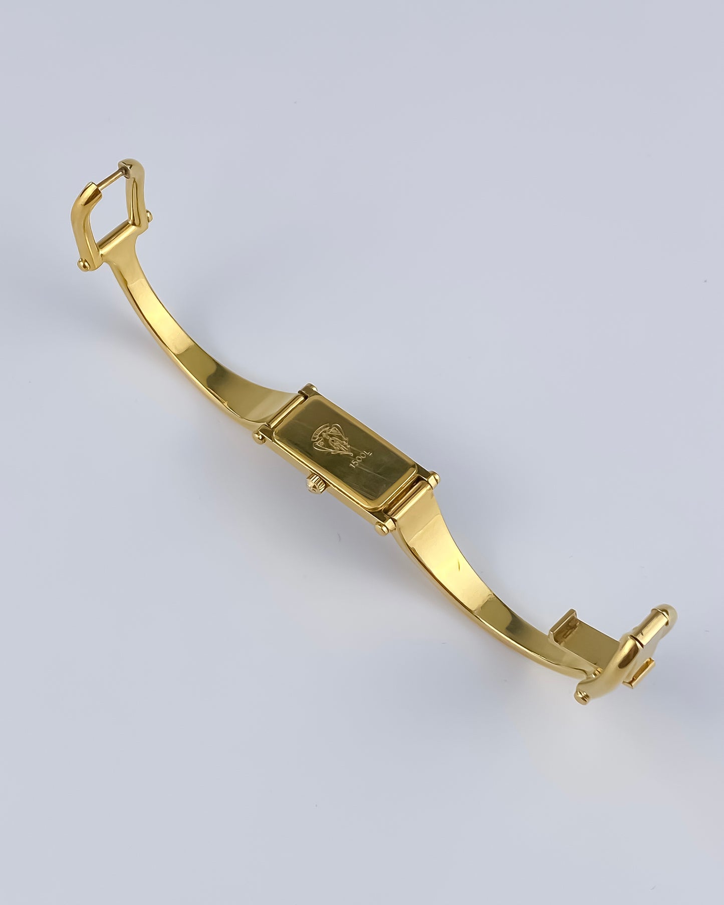 Gucci Vintage Watch Gold 1500L Black Dial