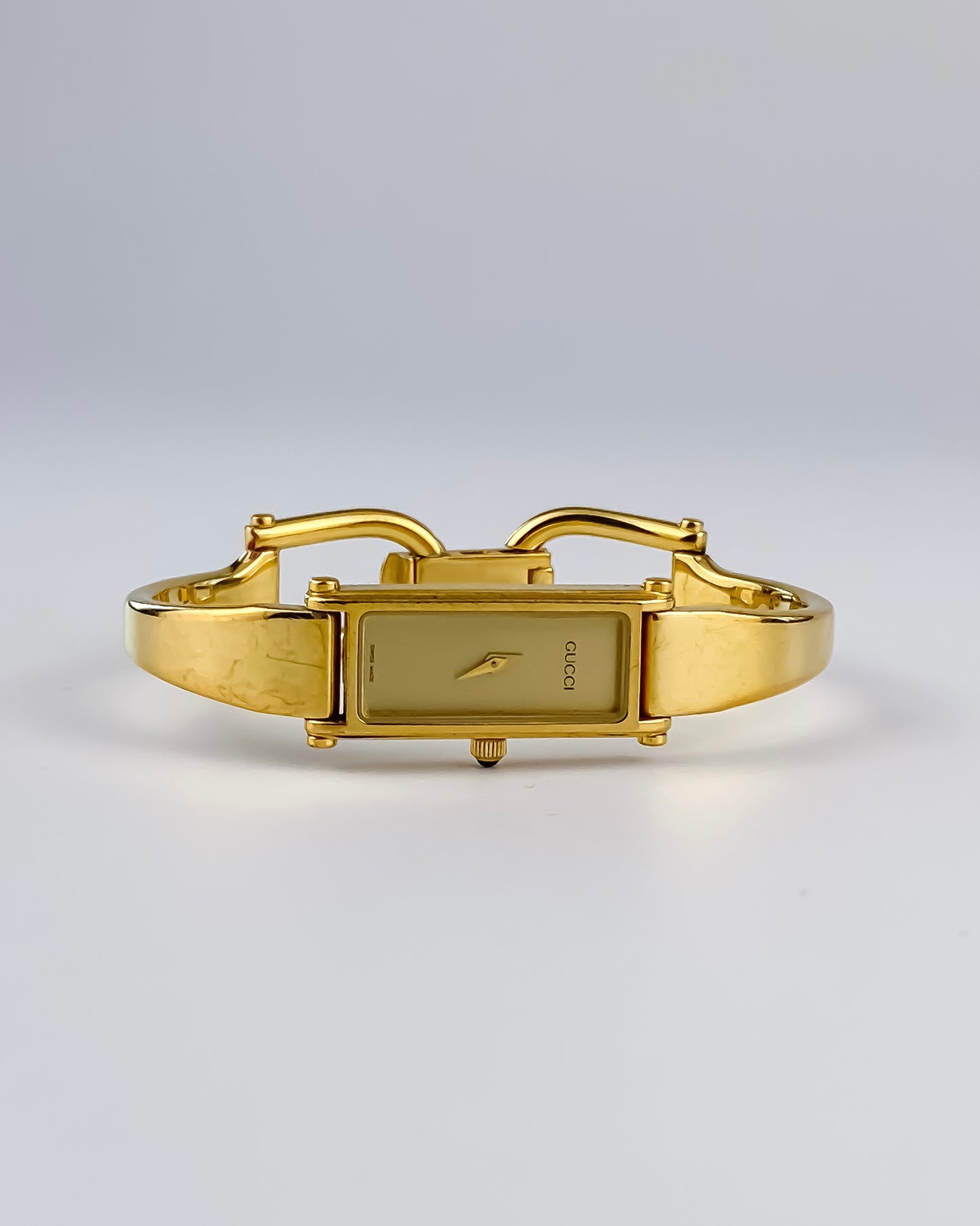 Gucci Vintage Gold Watch Champagne Dial