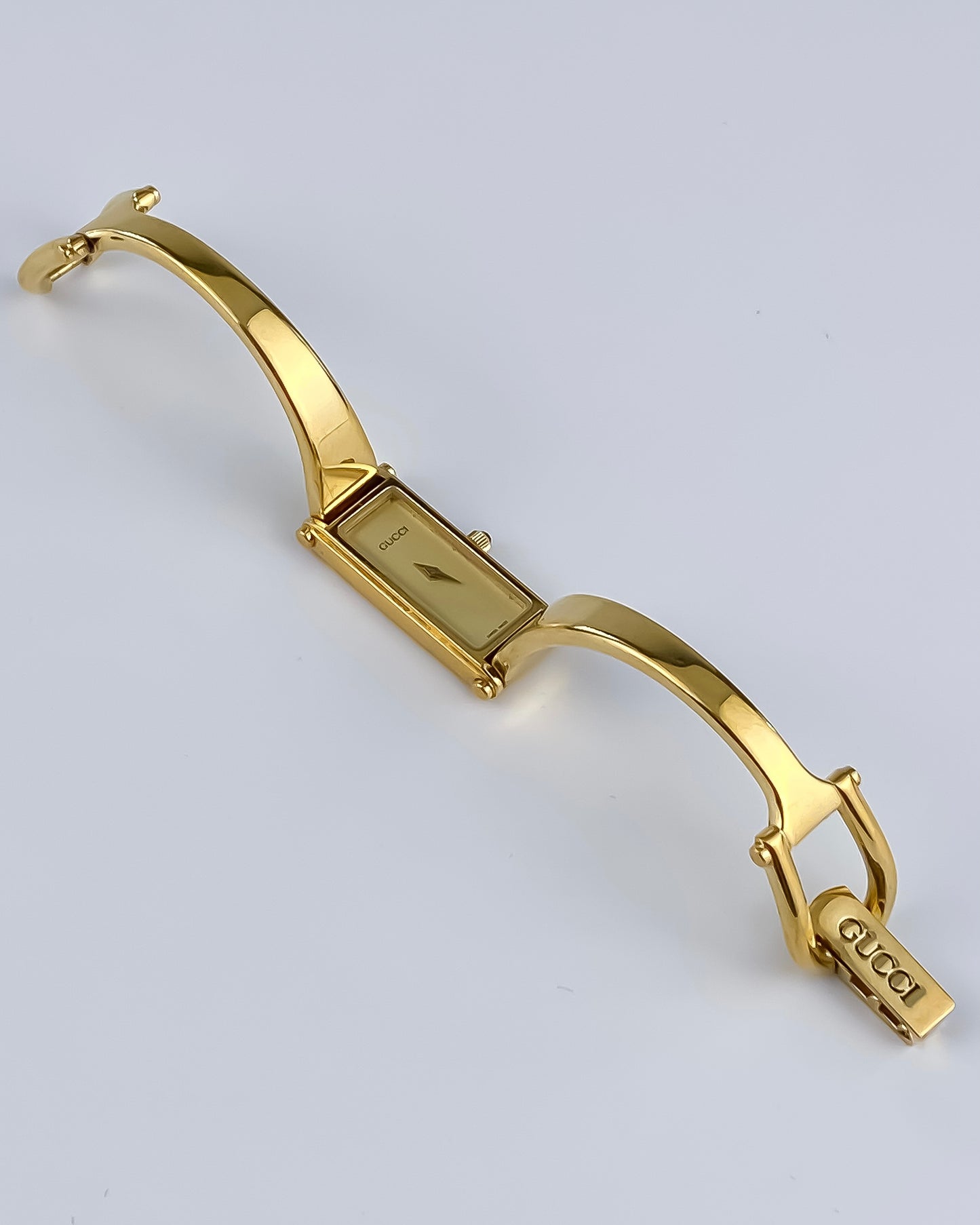 Gucci Vintage Gold Watch Champagne Dial