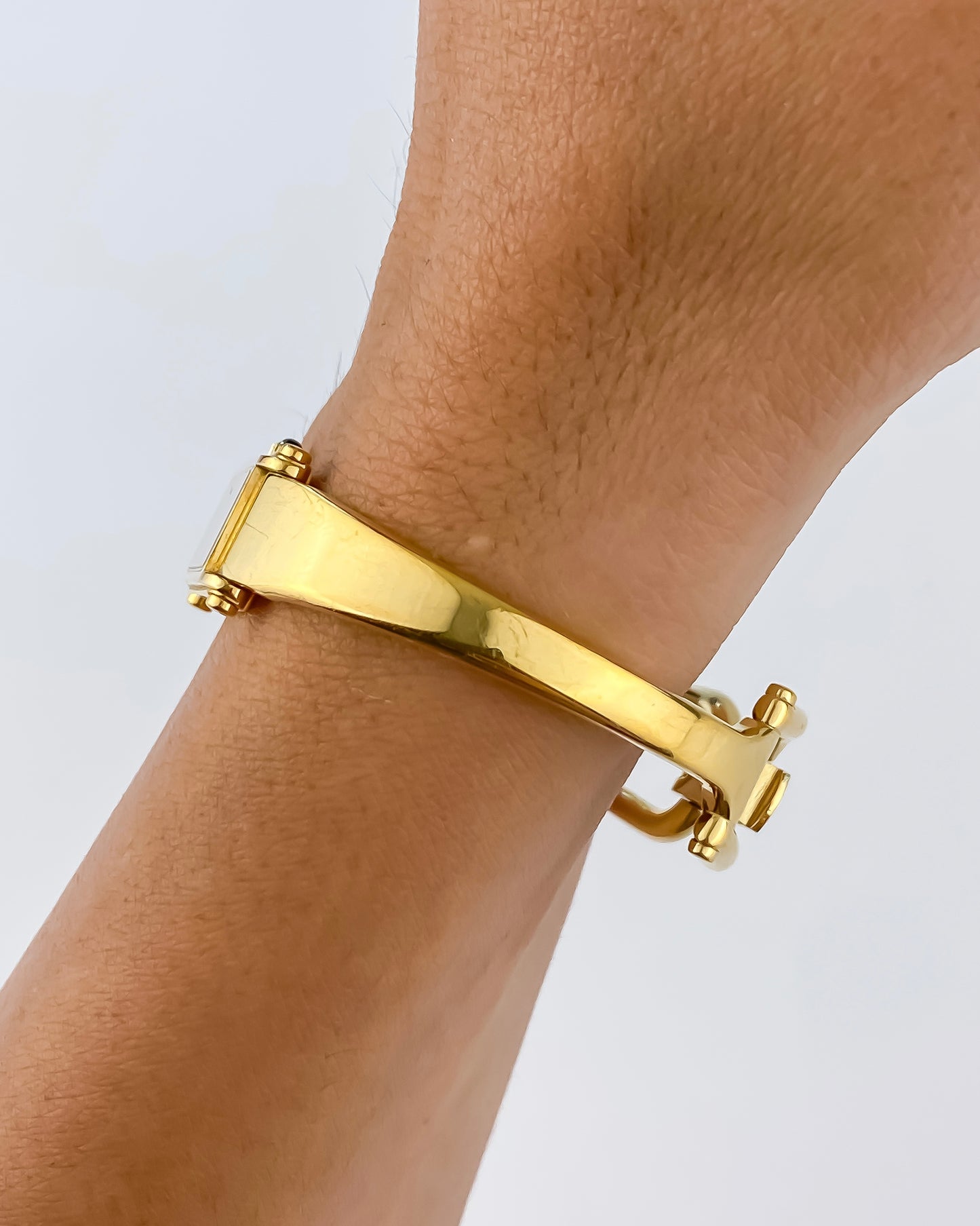 Gucci Vintage Gold Watch Champagne Dial