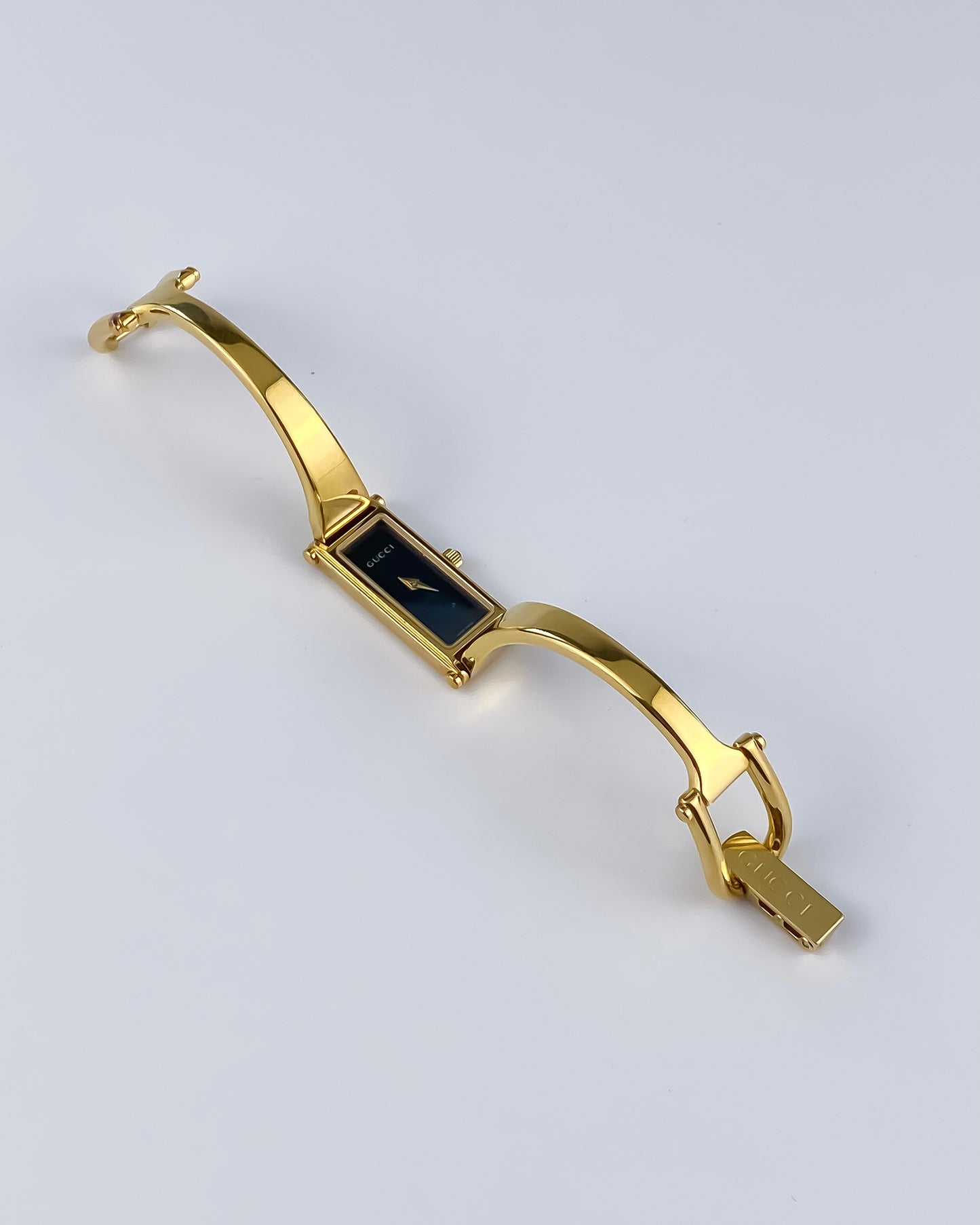 Gucci Vintage Watch Gold 1500L Black Dial