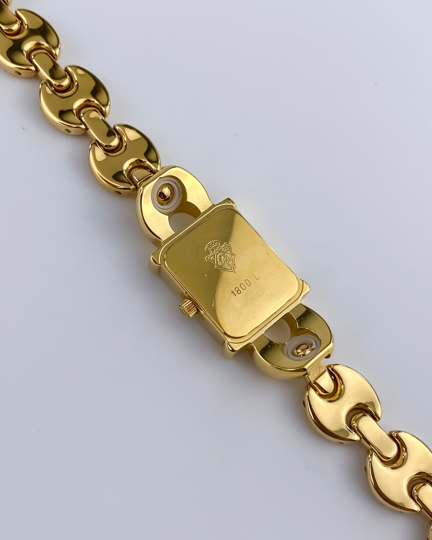 Gucci Vintage Gold Watch Interchangeable Bracelets Box Set