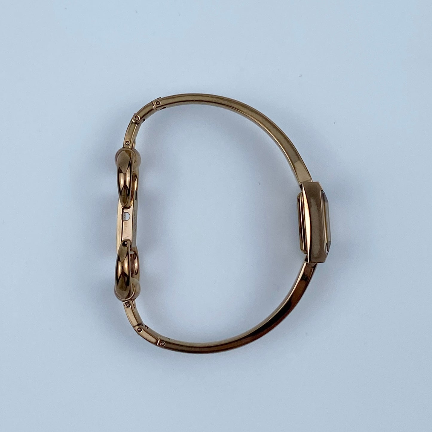 Gucci Rose Gold Watch Rare Vintage Logo Dial