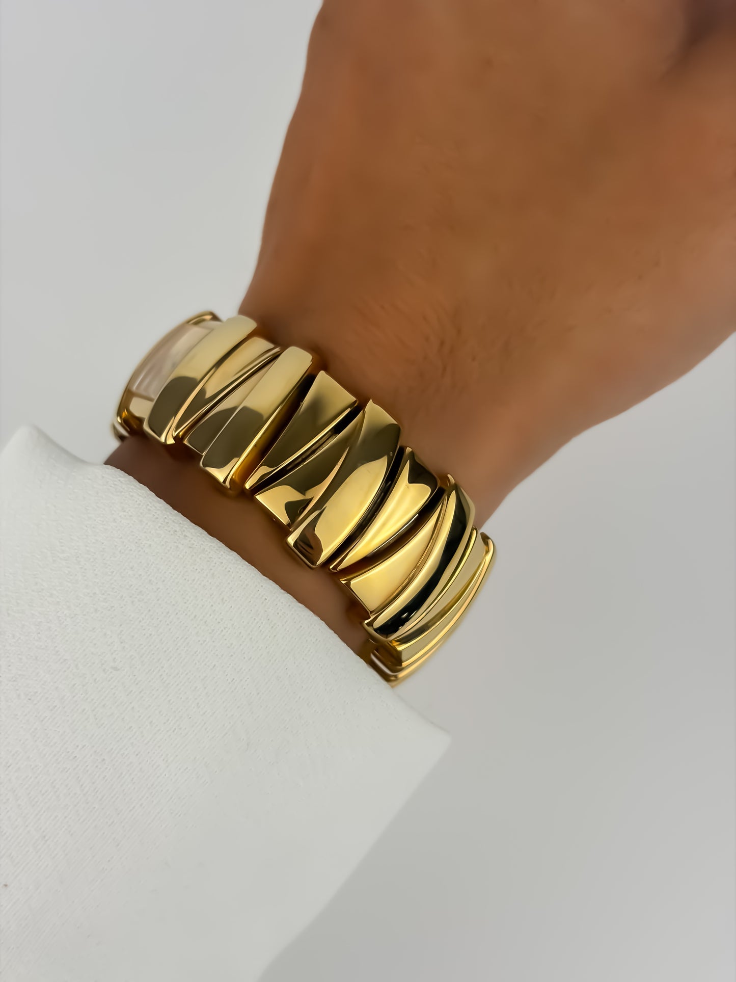 Rare Seiko Asymmetrical Vintage Watch Gold Plated