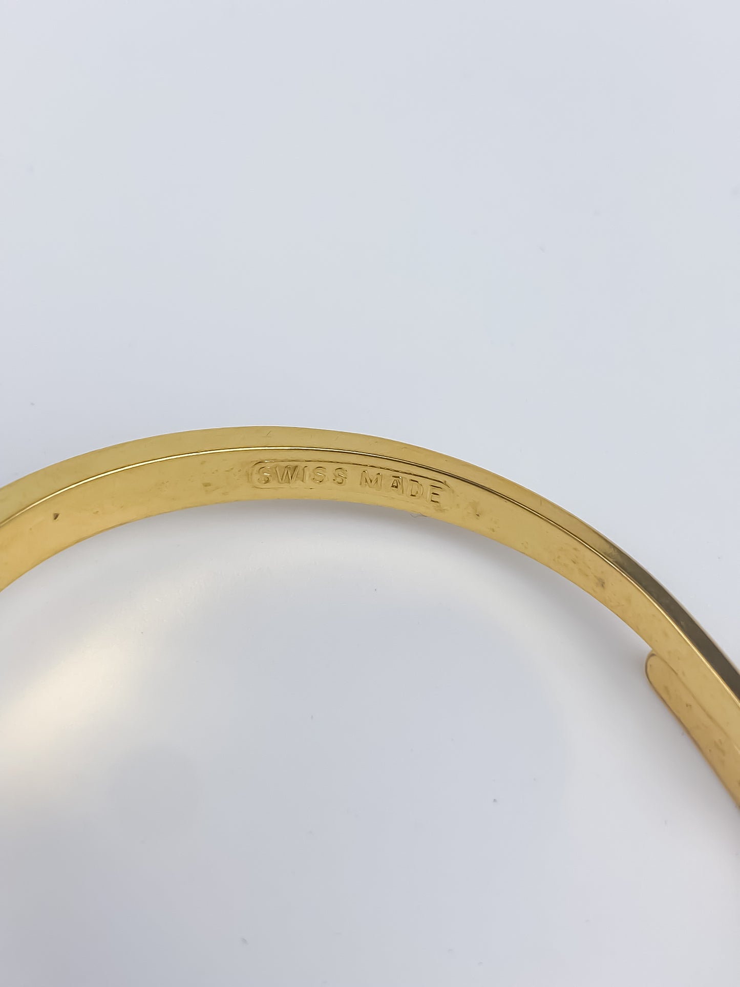 André Mouche Vintage Watch Peek a Boo Beige Blue