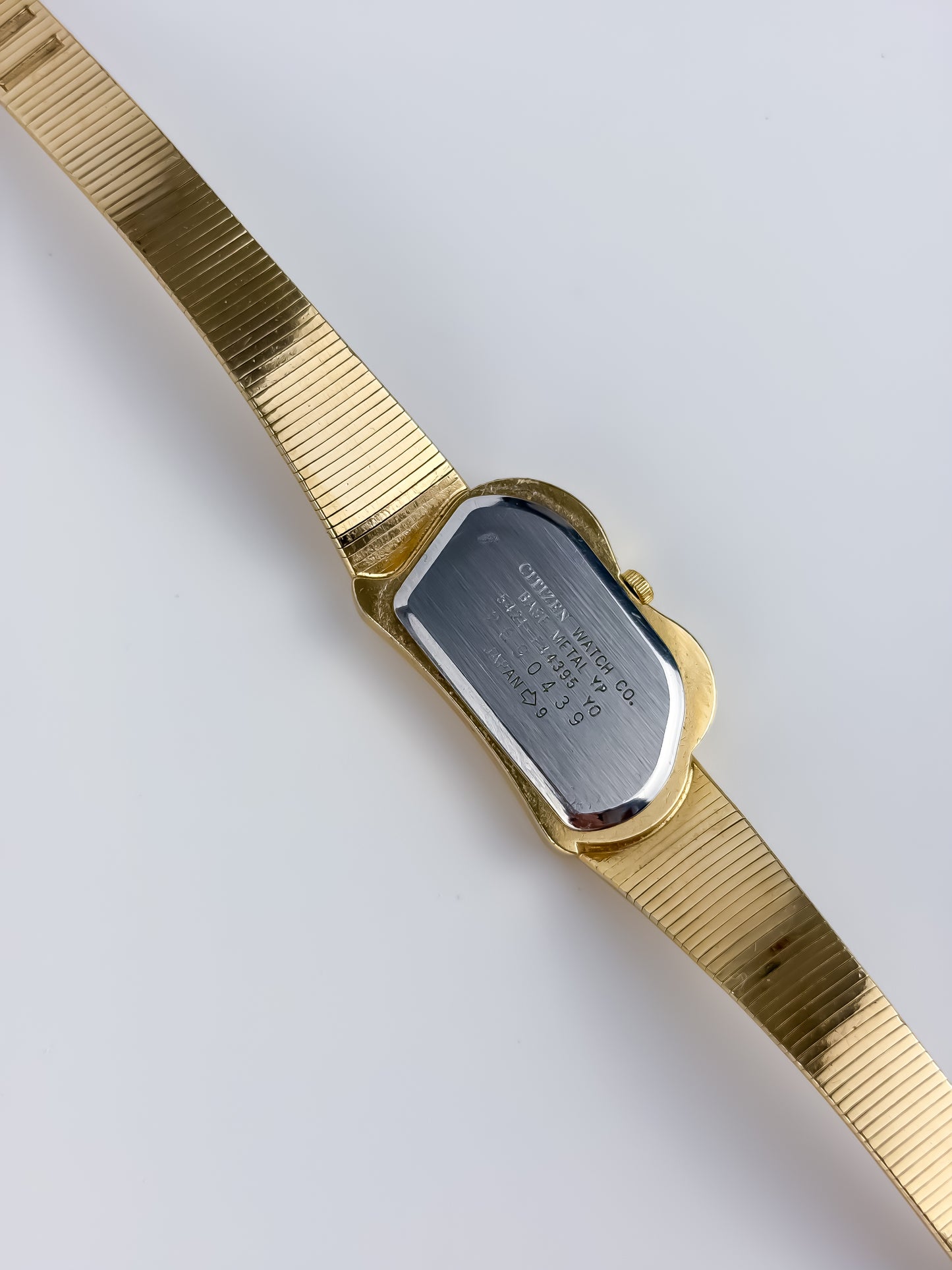 Citizen Black Dial Dali Vintage Watch Gold Plated