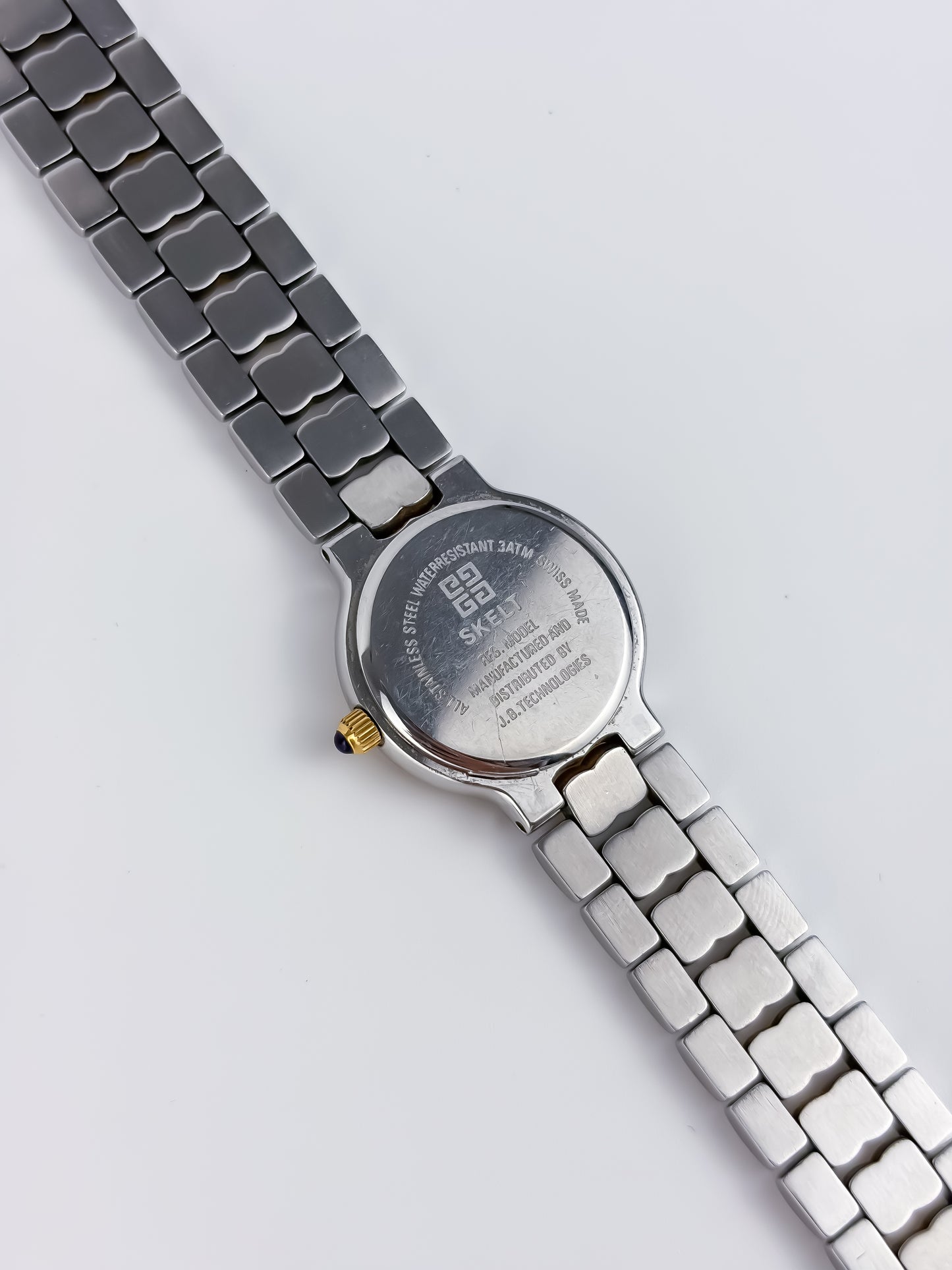 Givenchy Round Date Dial Vintage Watch Duo Tone