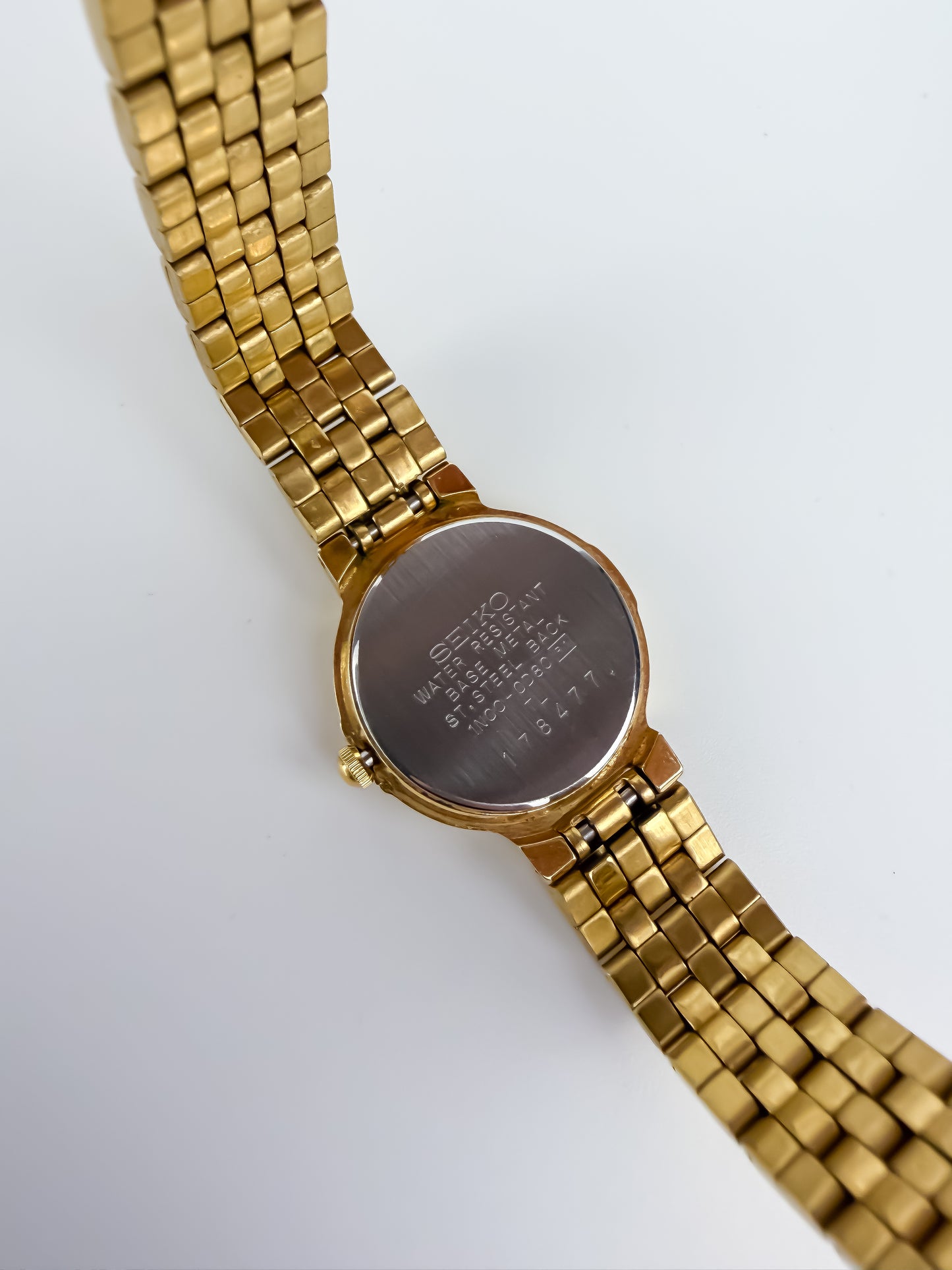 Seiko Round Petite Vintage Watch Gold Plated