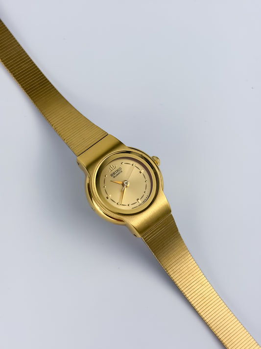 Seiko Gold Cocktail Vintage Watch Sunburst Dial