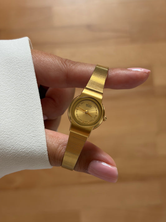 Seiko Gold Cocktail Vintage Watch Sunburst Dial