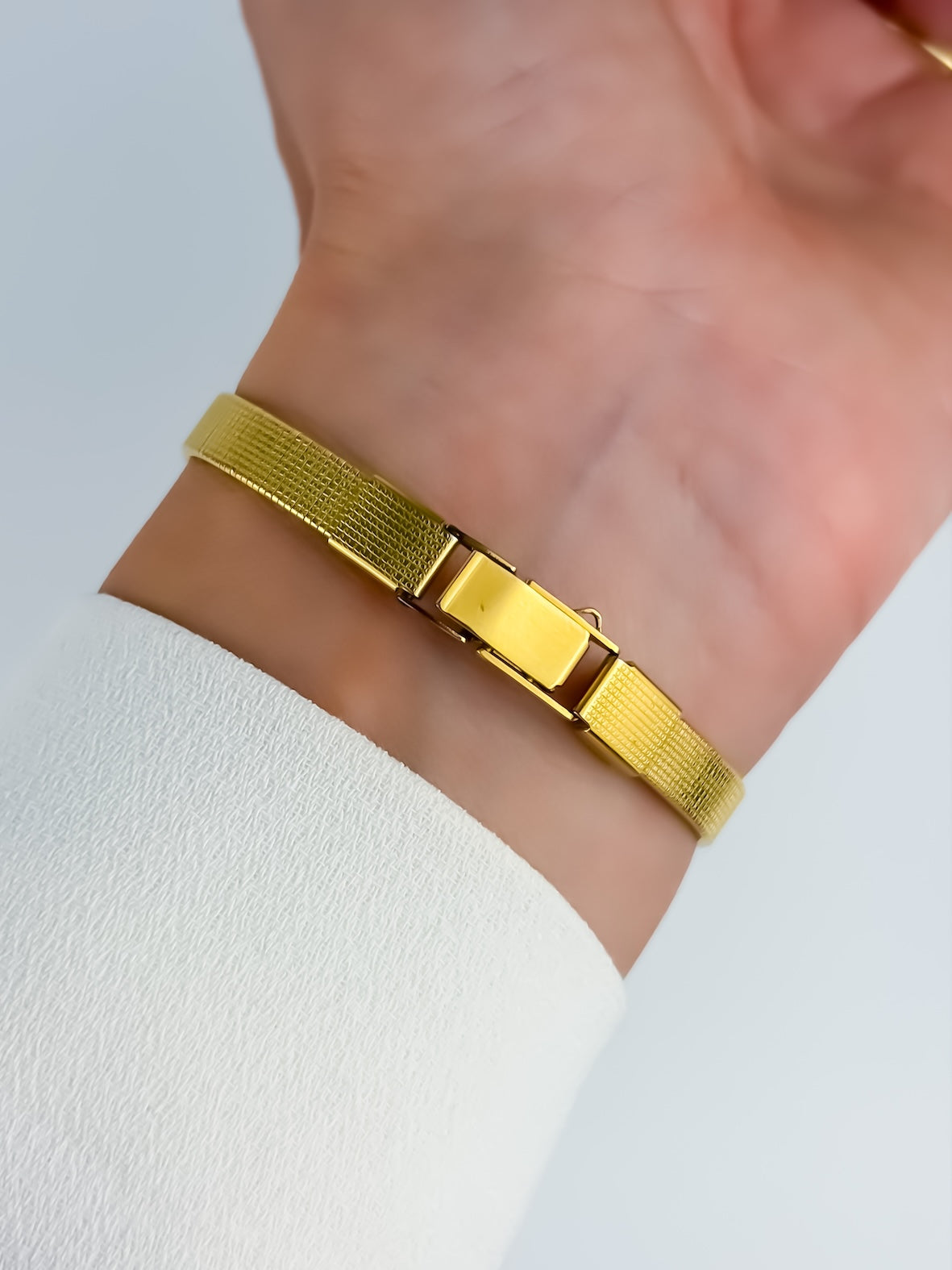 Rare Seiko Vintage Gold Cocktail Watch Textured Bracelet