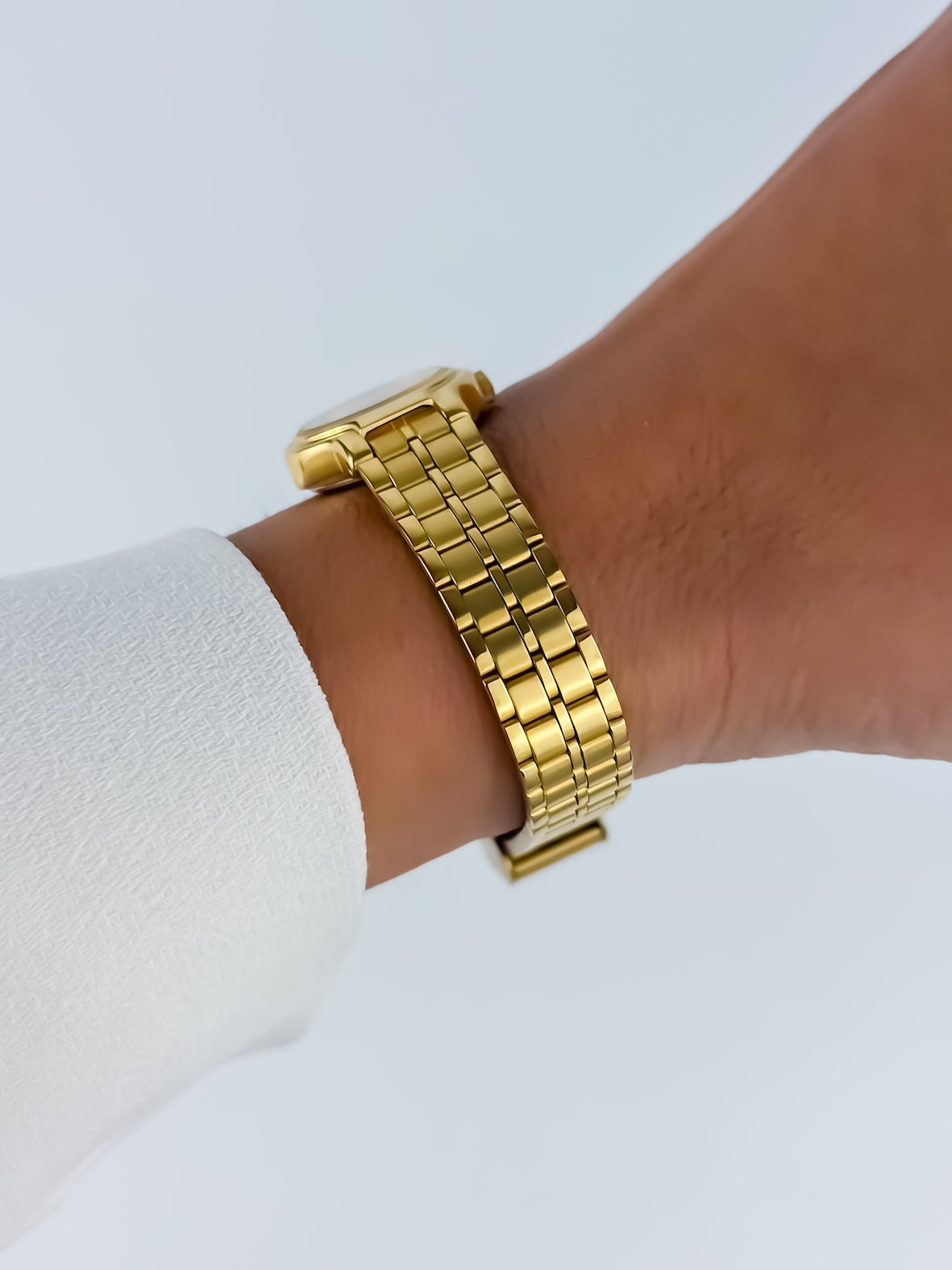 Seiko Vintage Gold Cocktail Watch Oyster Style