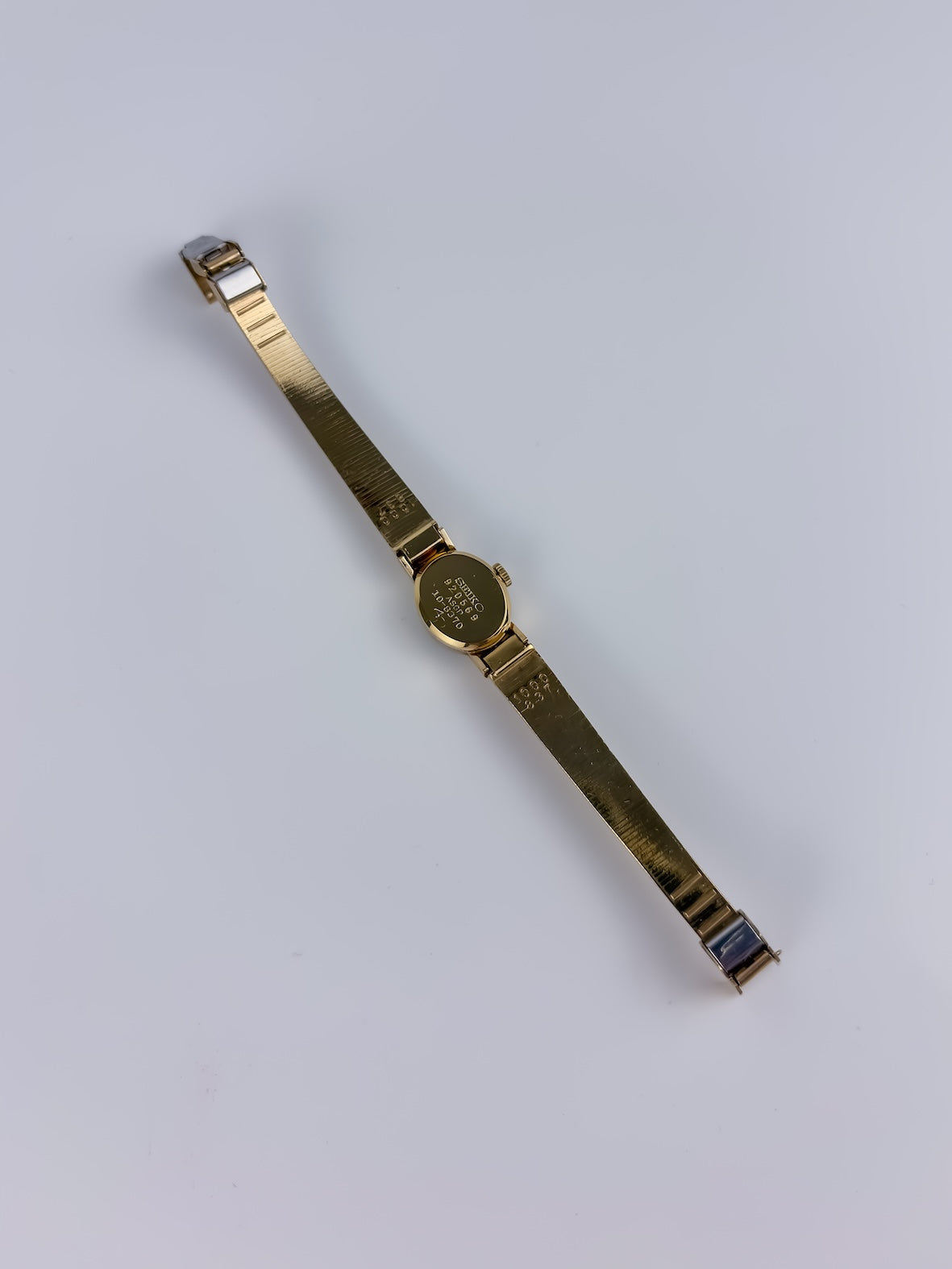 Rare Seiko Vintage Gold Handwound Cocktail Watch Deep Green Dial