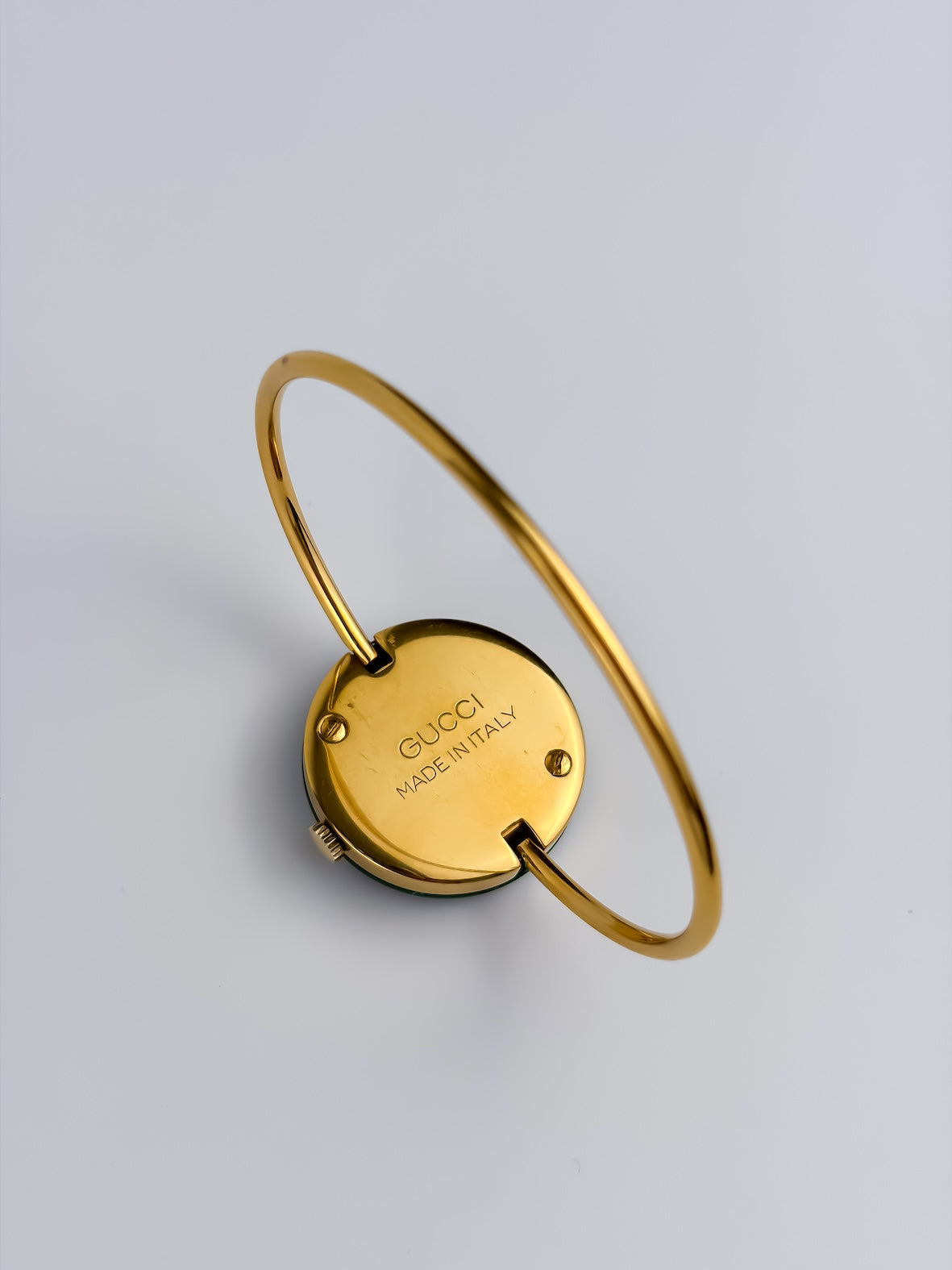 Very Rare Gucci Vintage Gold Bezels Watch Firenze Edition Full Set