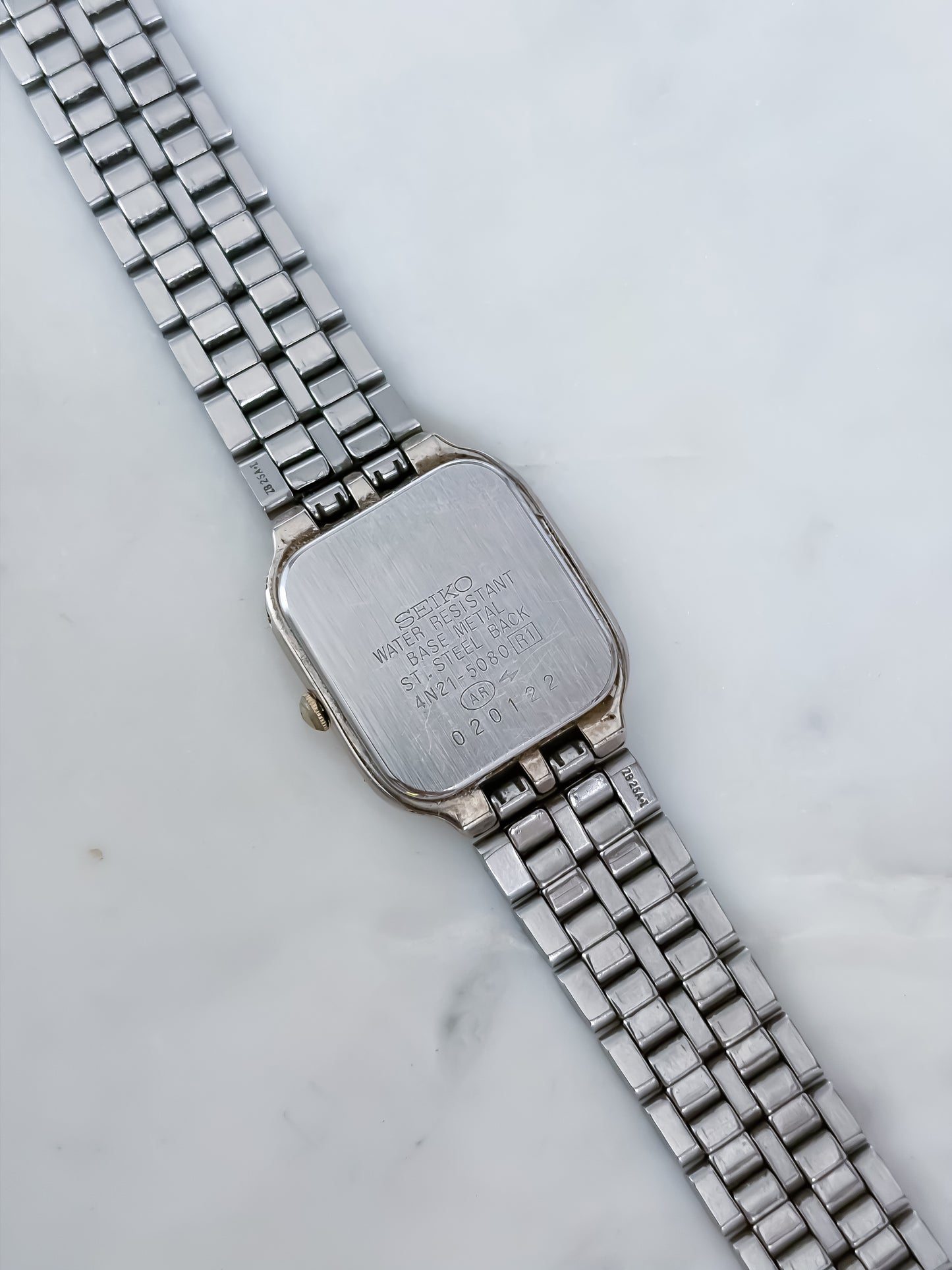 Seiko Creo Vintage Square Dial Duo Tone Watch