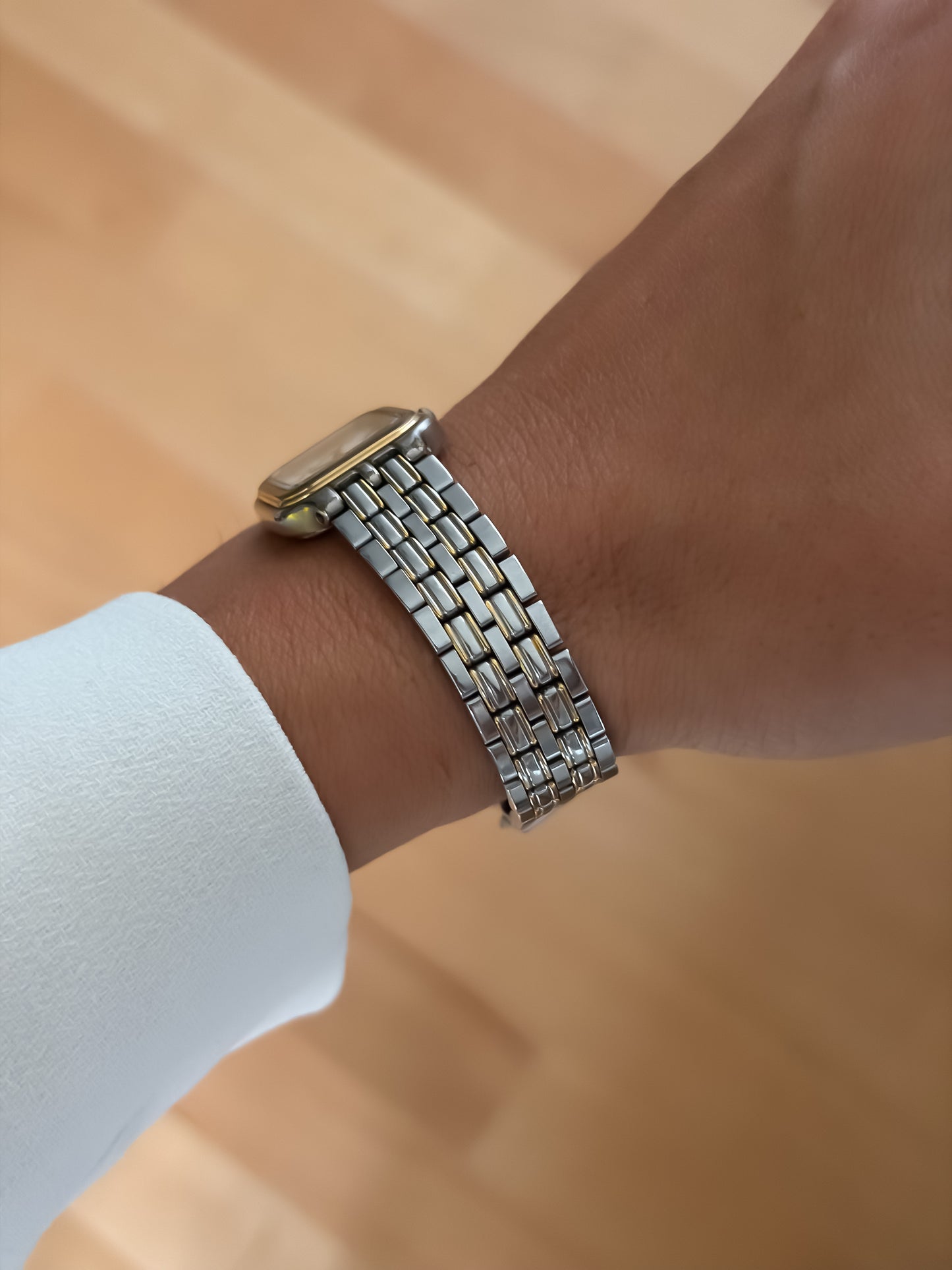 Seiko Creo Vintage Square Dial Duo Tone Watch
