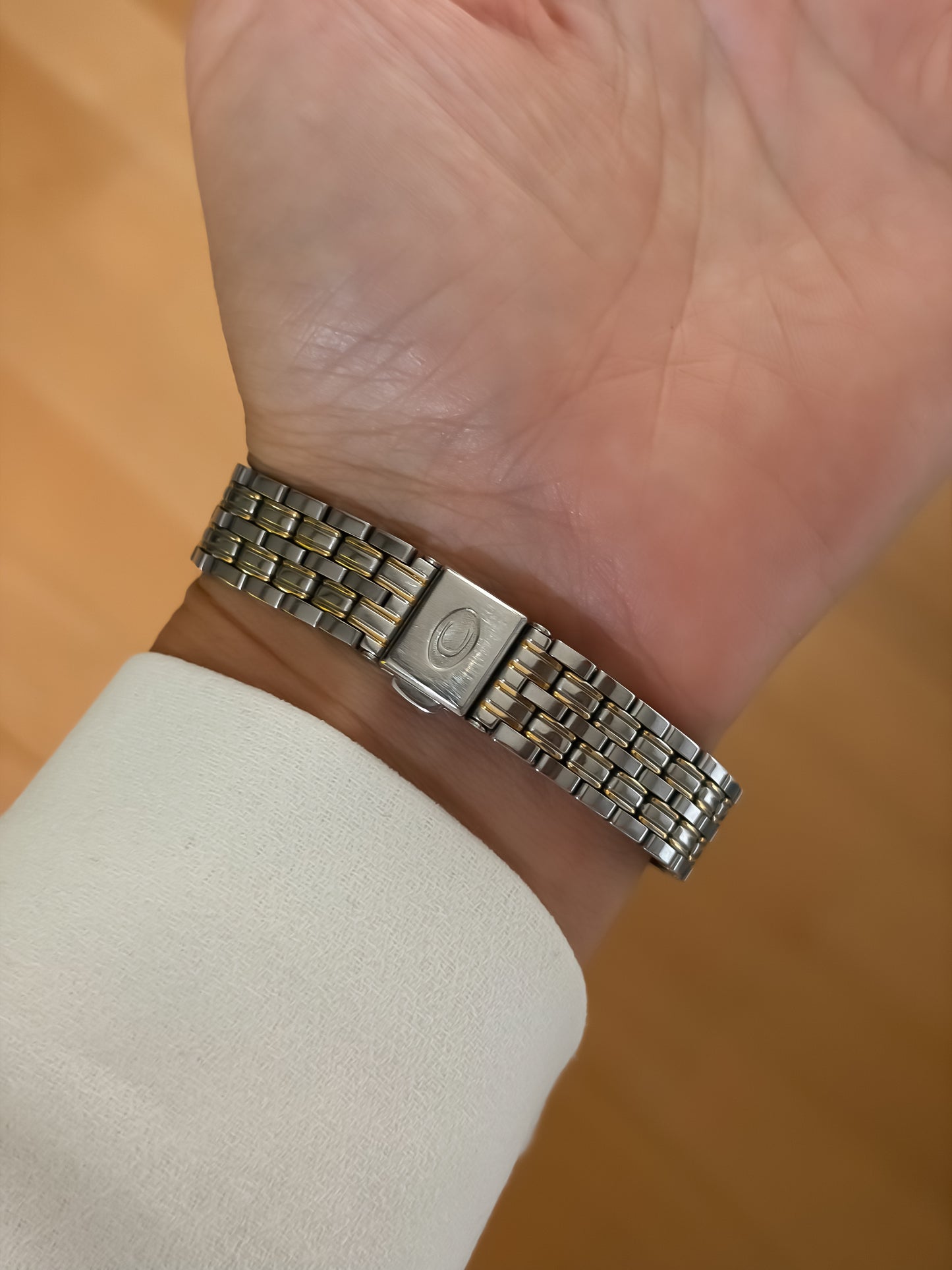 Seiko Creo Vintage Square Dial Duo Tone Watch