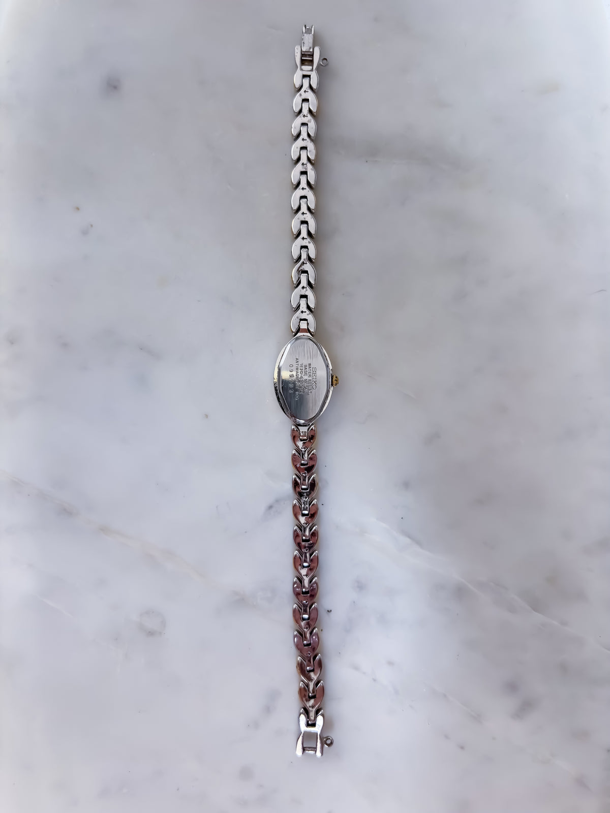 Seiko Vintage Thin Braid Duo Tone Cocktail Watch