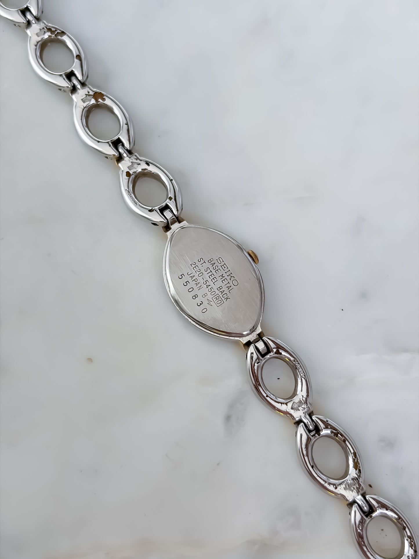 Seiko Vintage Oval Links Duo Tone Cocktail Watch