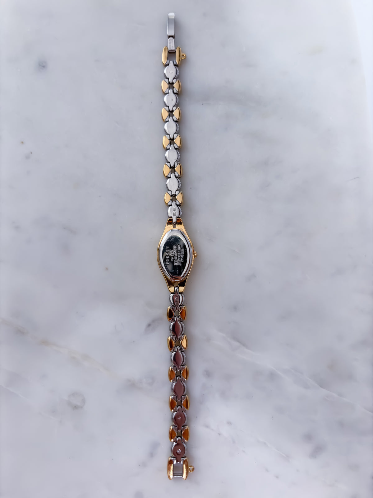 Seiko Vintage Exceline Braid Duo Tone Cocktail Watch