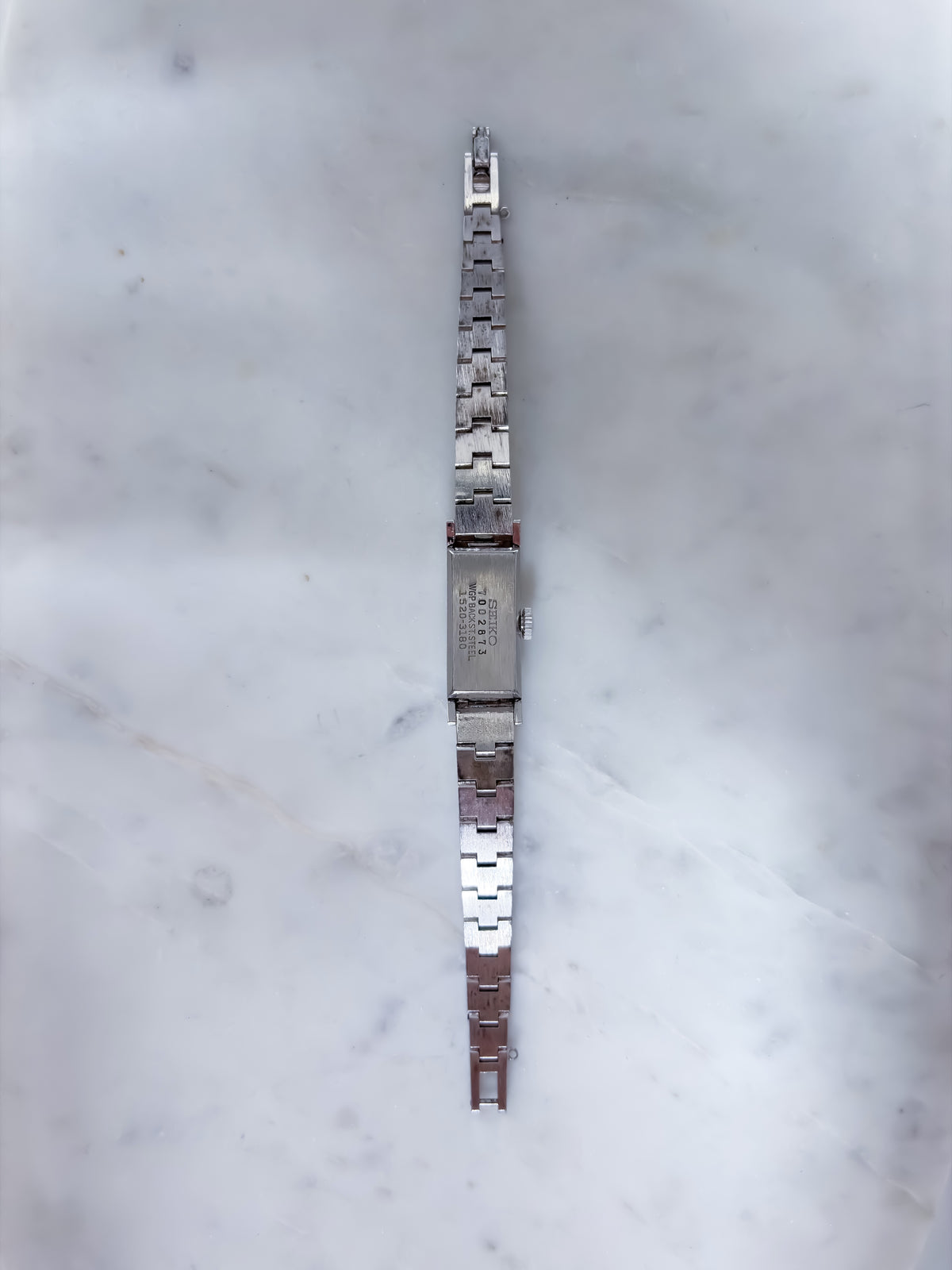 Seiko Vintage Diashock White Gold Cocktail Watch Handwound