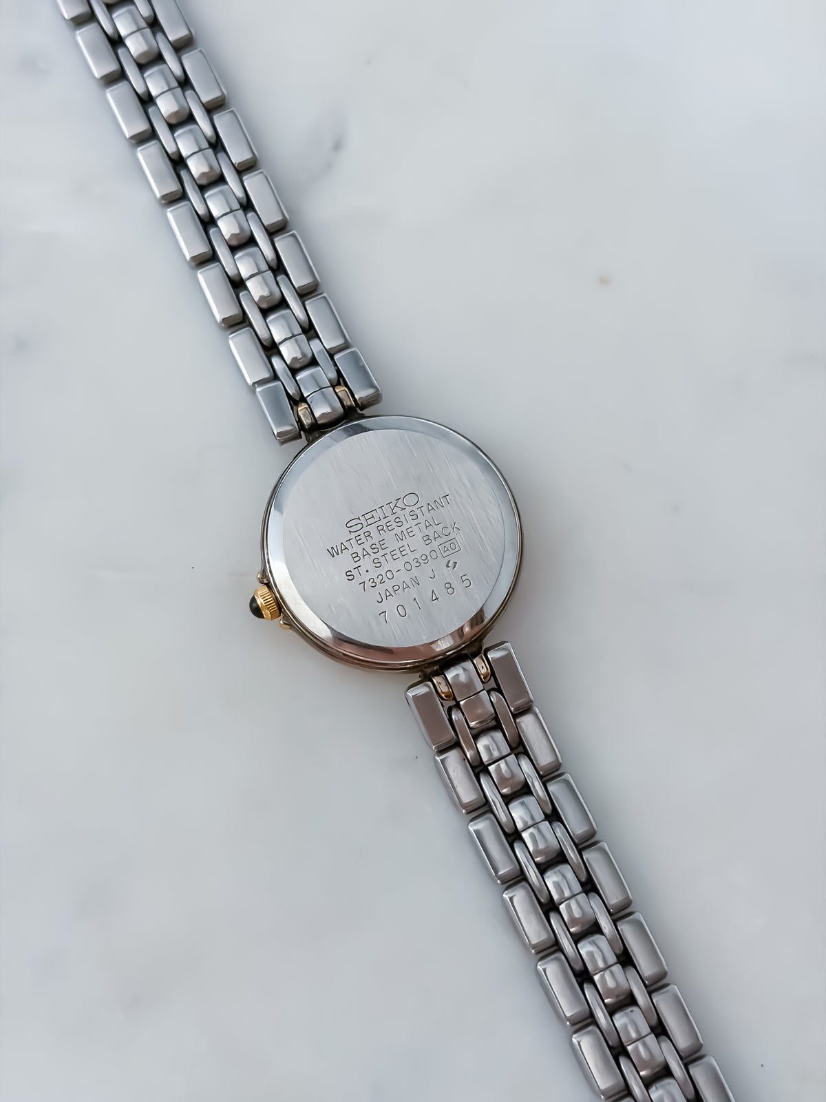 Seiko Exceline Vintage Duo Tone Round Cocktail Watch