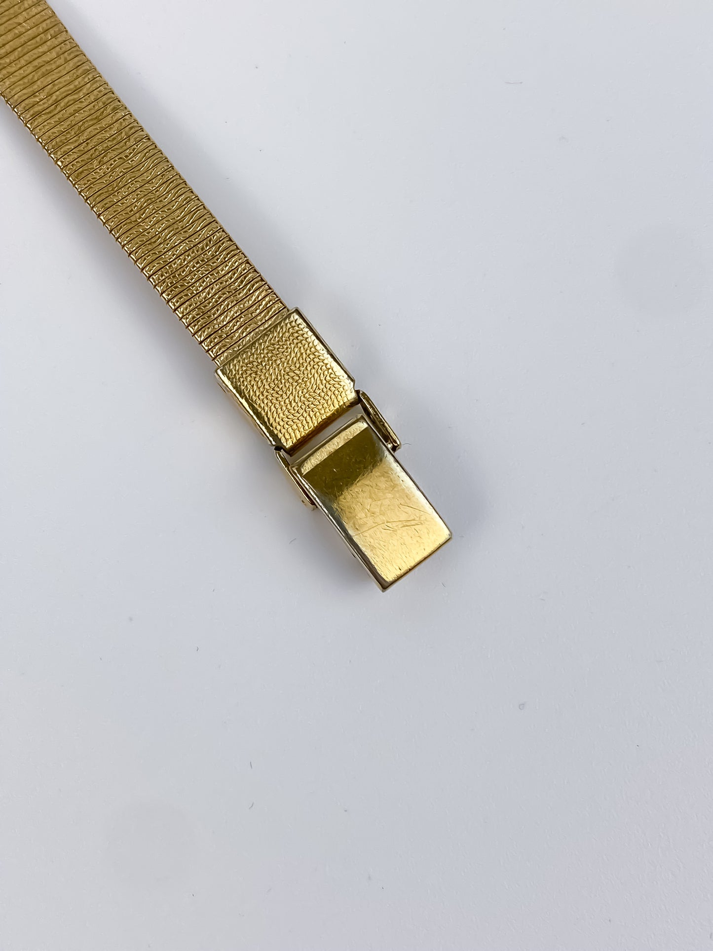 Seiko Vintage Gold Watch Mesh Bracelet Chocolate Dial