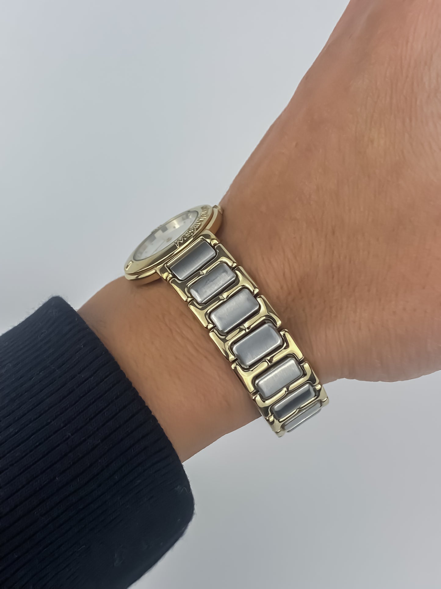 Vintage YSL Yves Saint Laurent Watch Dual Tone, Full Set