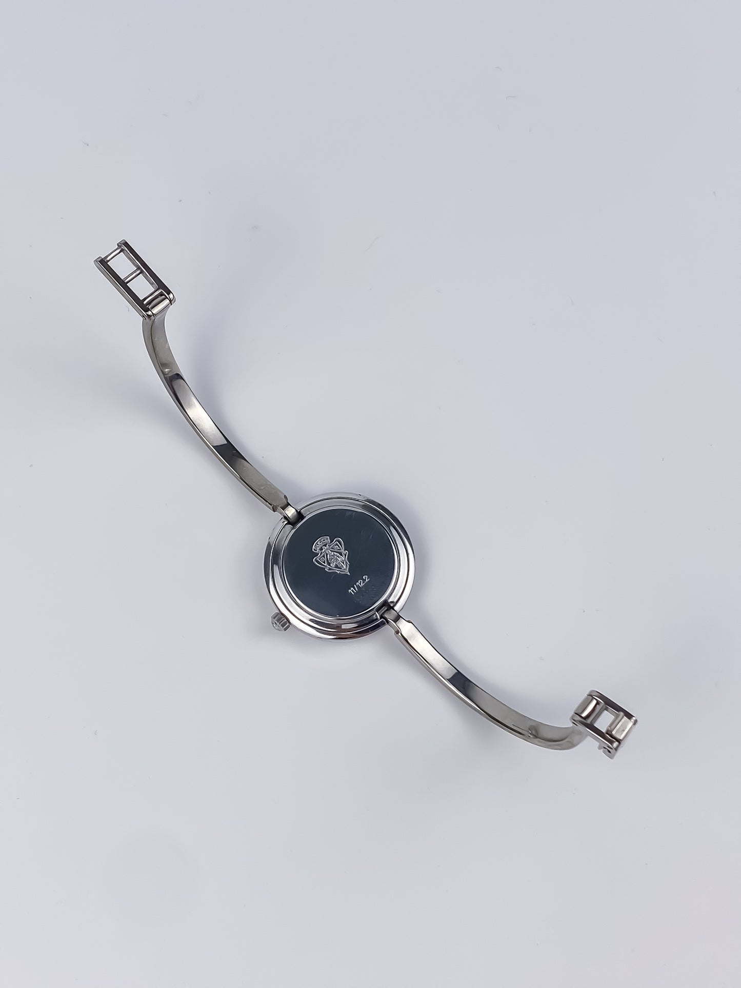 Gucci Vintage Silver Watch Interchangeable Bezels