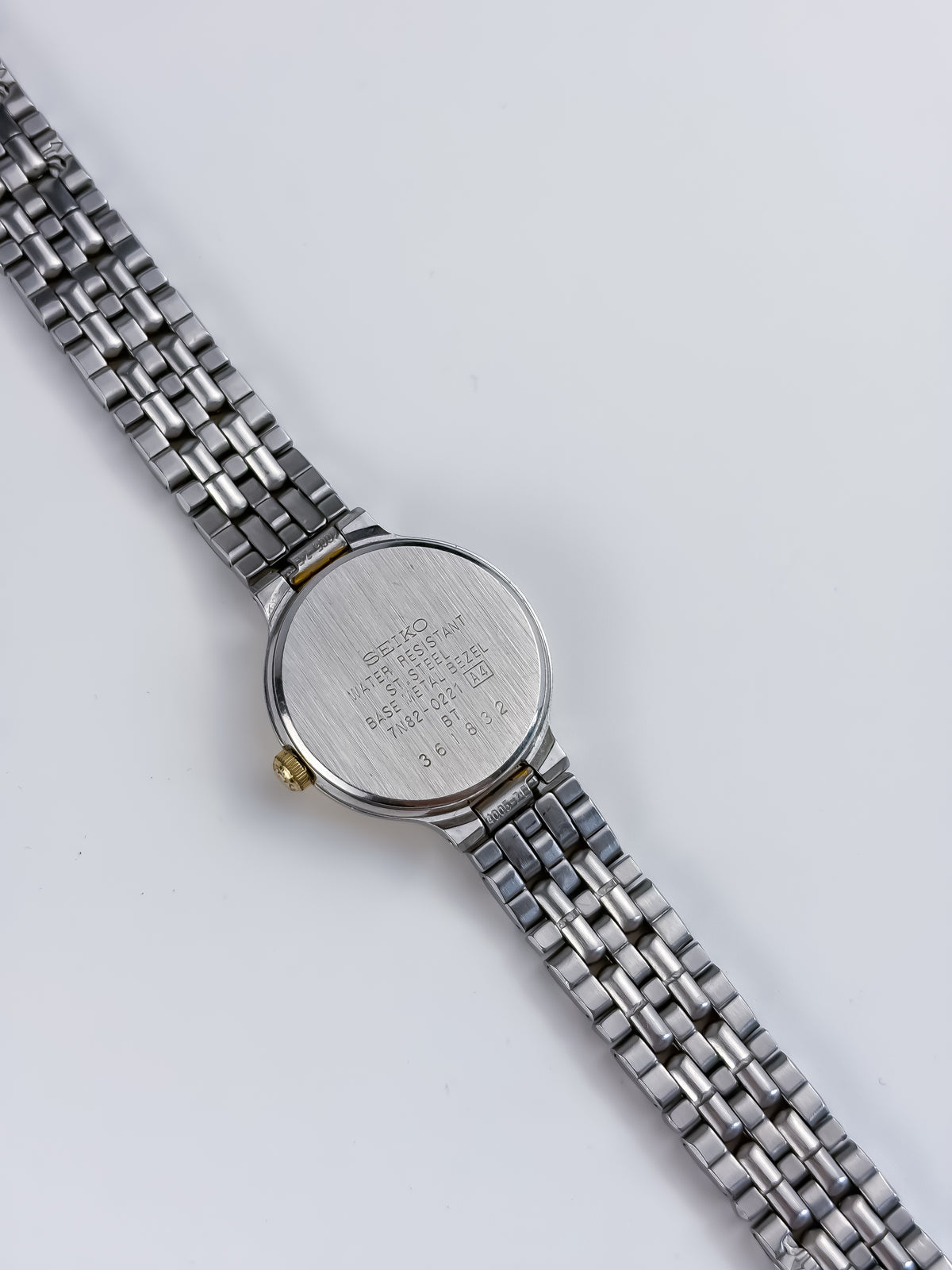 Seiko Vintage Duo Tone Watch Date Dial