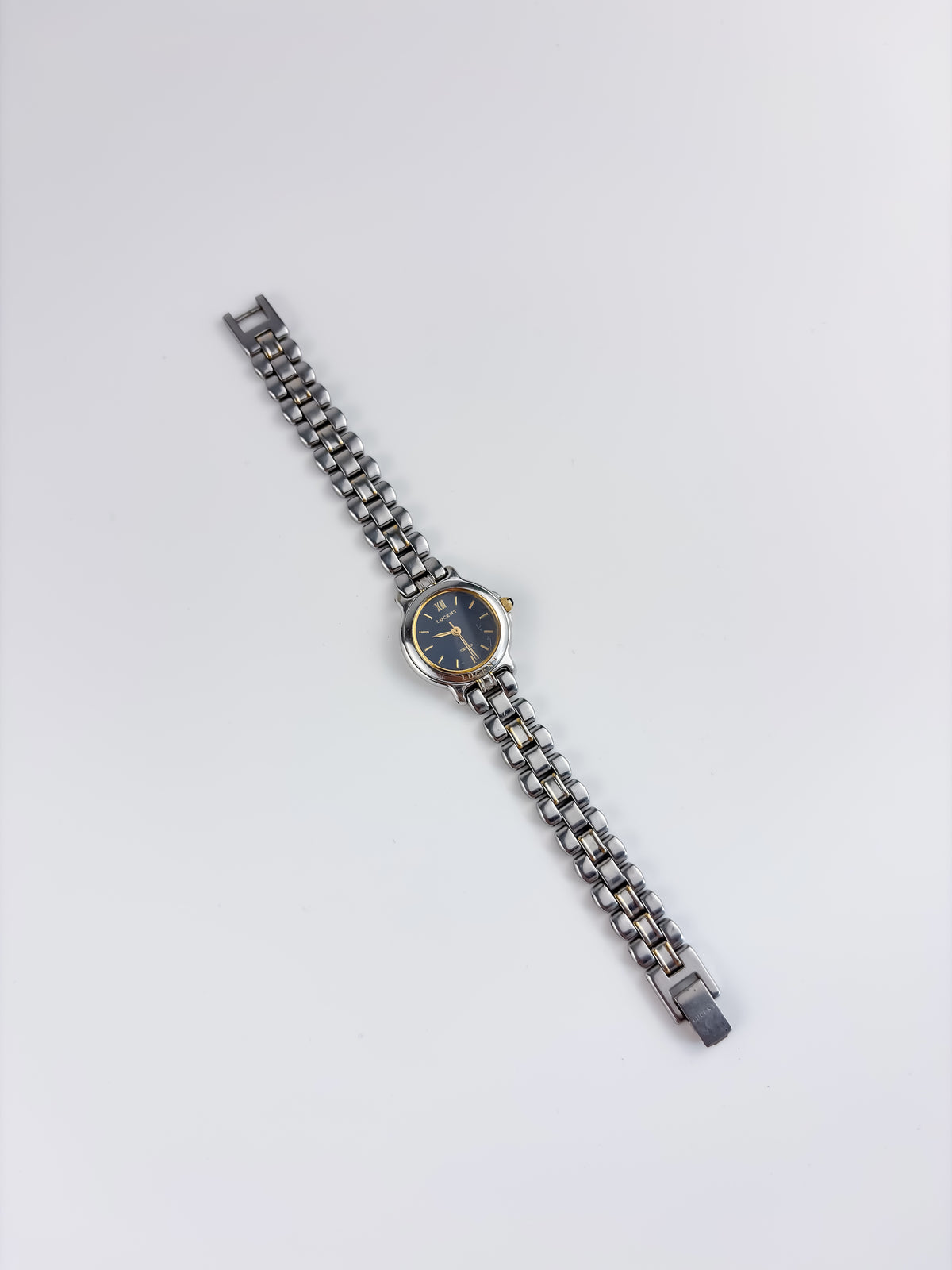 Seiko Lucent Vintage Duo Tone Watch Navy Dial
