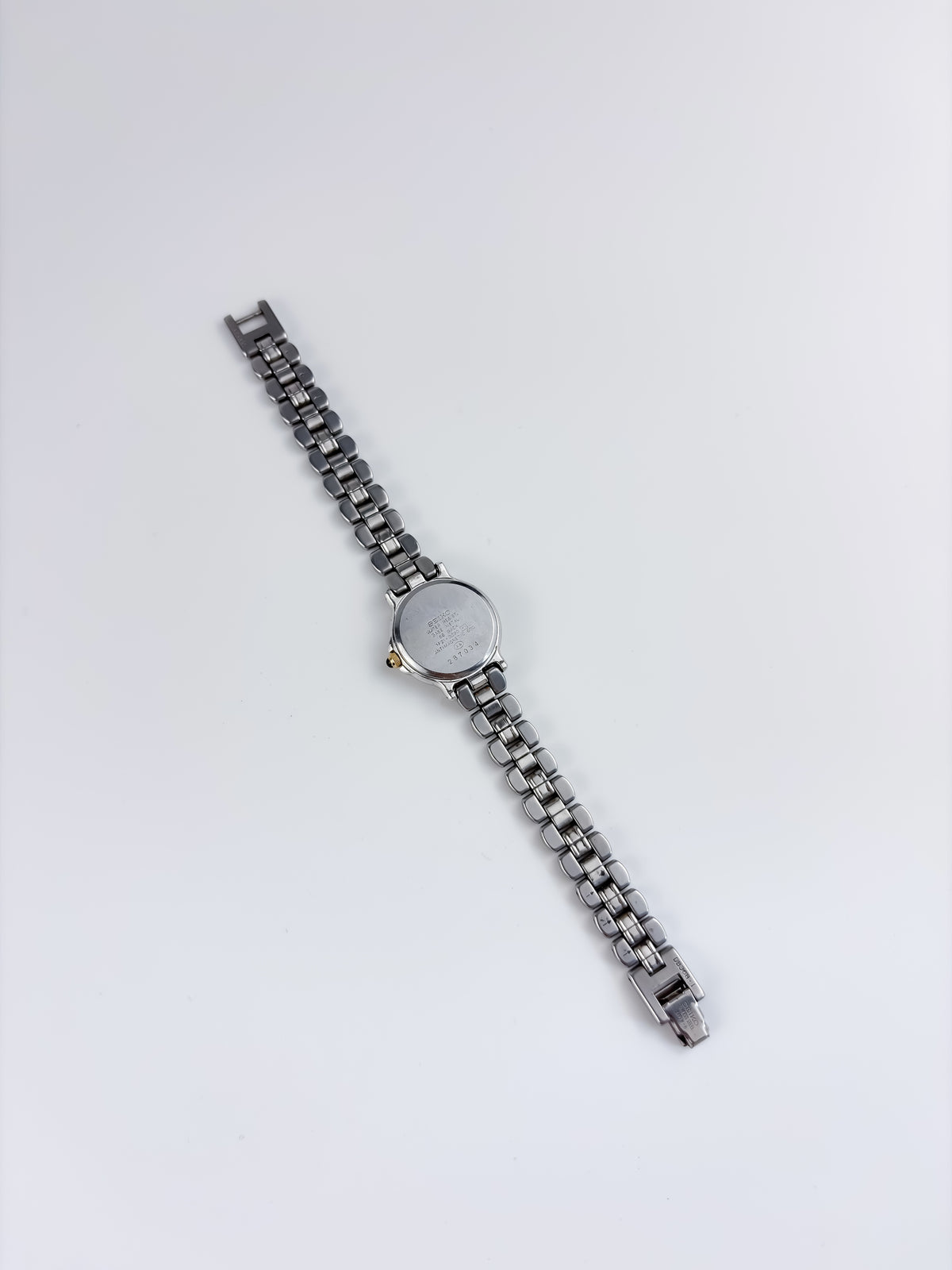 Seiko Lucent Vintage Duo Tone Watch Navy Dial