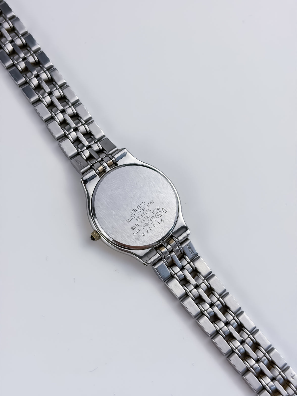Seiko Exceline Vintage Duo Tone Watch Round Dial