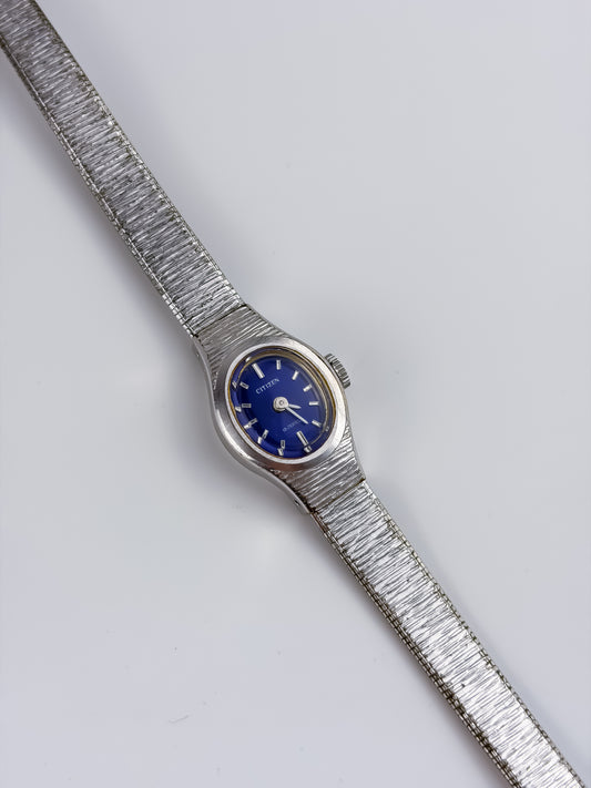 Citizen Vintage 19 Jewels White Gold Cocktail Watch Handwound