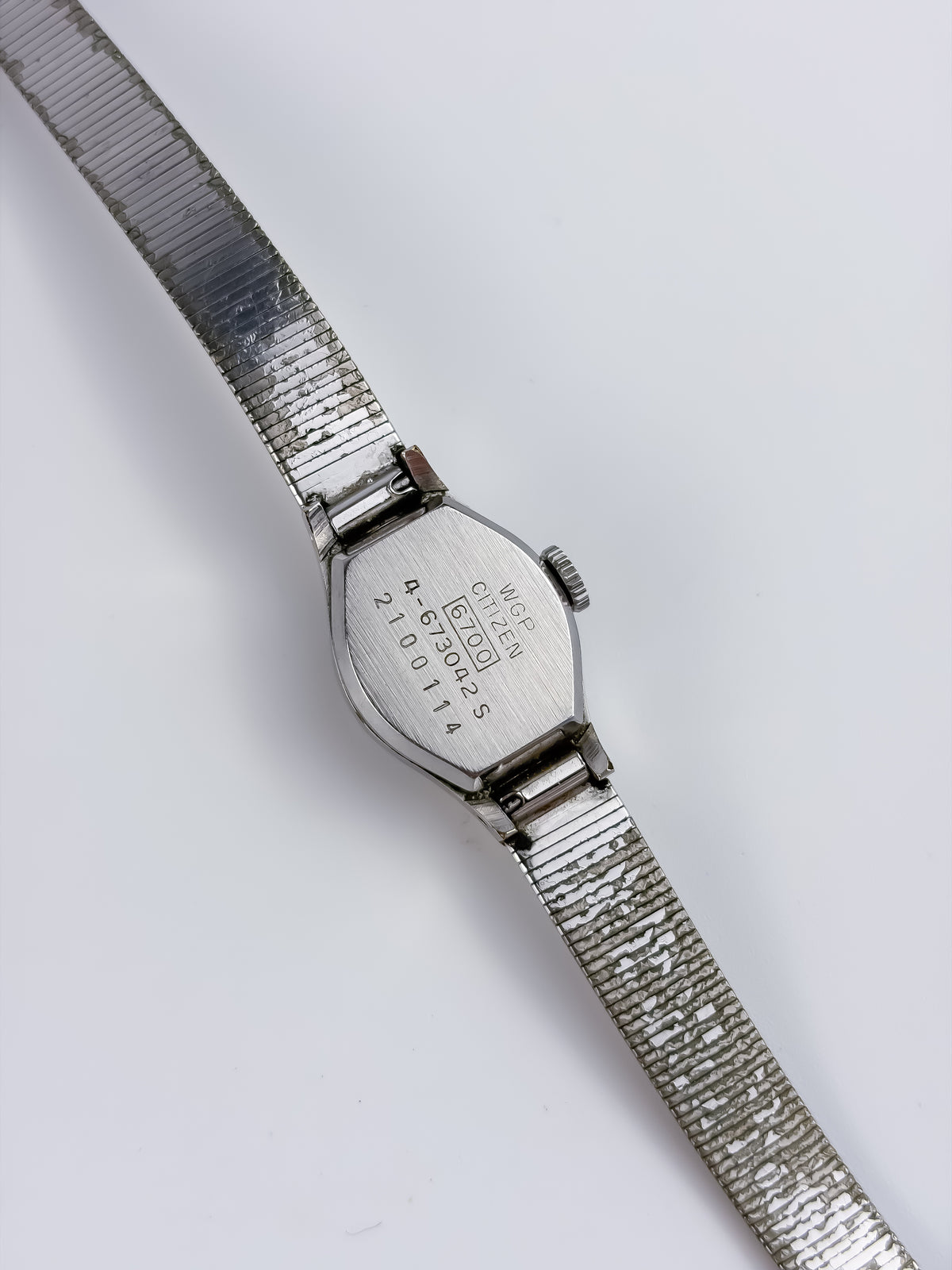 Citizen Vintage 19 Jewels White Gold Cocktail Watch Handwound