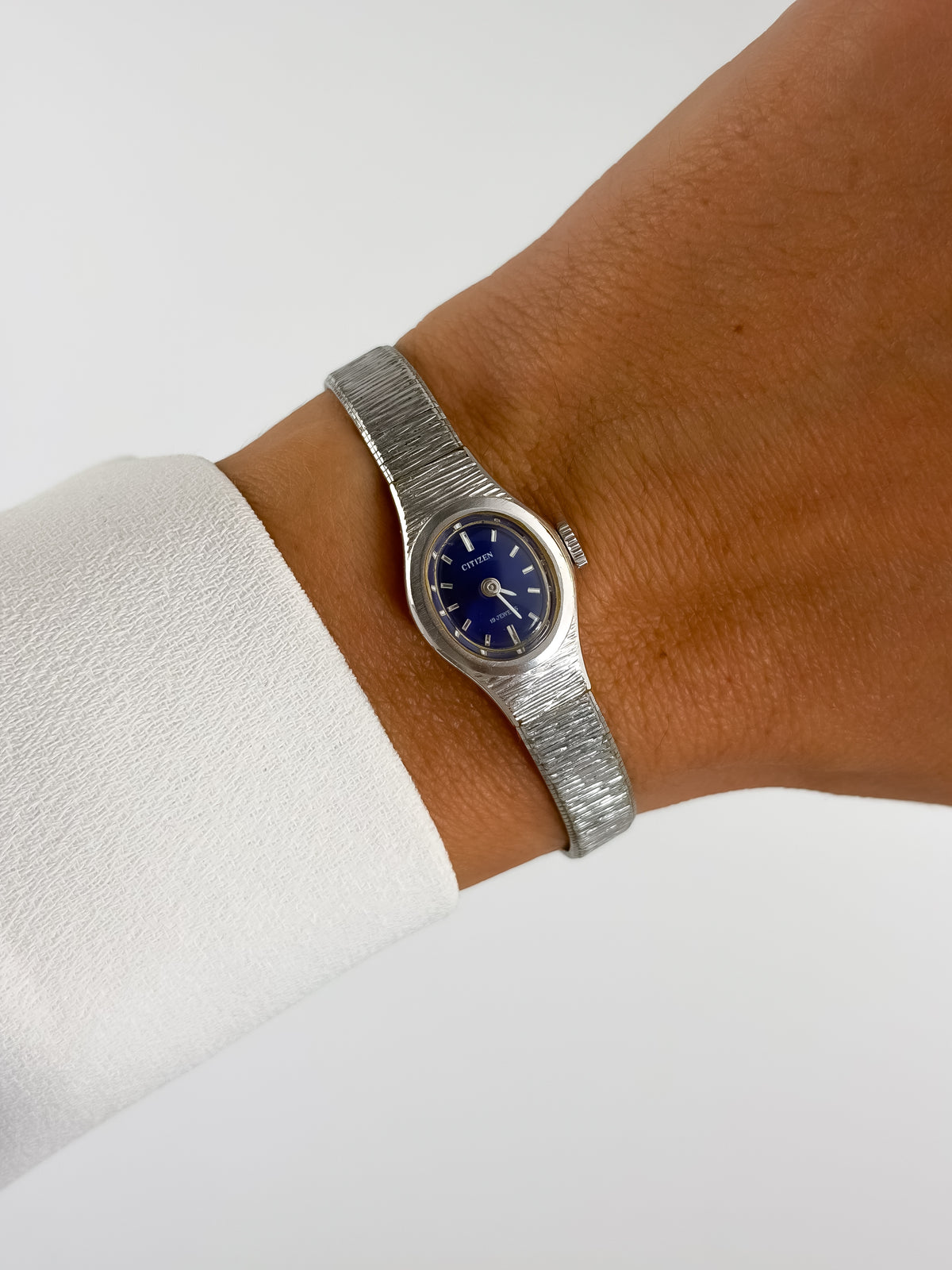 Citizen Vintage 19 Jewels White Gold Cocktail Watch Handwound