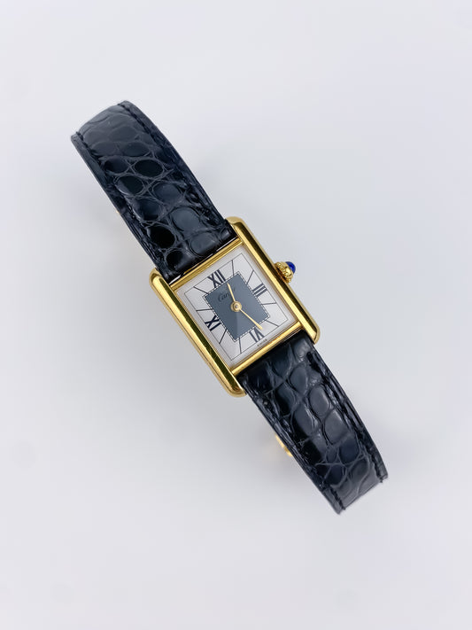 Cartier Tank Must Vermeil Vintage Watch